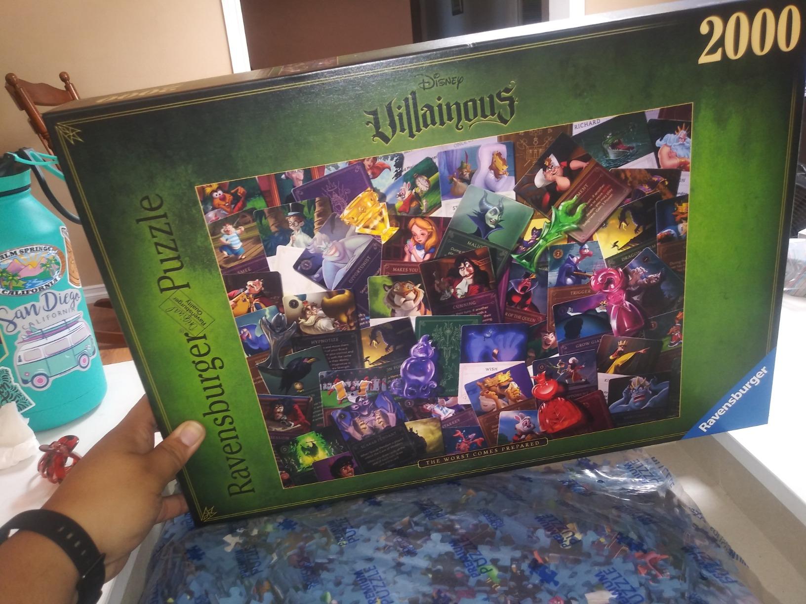 Ravensburger - Disney Villainous - 2000 Piece Jigsaw Puzzle - All the Villains in One Place - Beautifully Illustrated Disney Villains - Premium Quality - Ideal Gift - Puzzles for Adults customer photo 2
