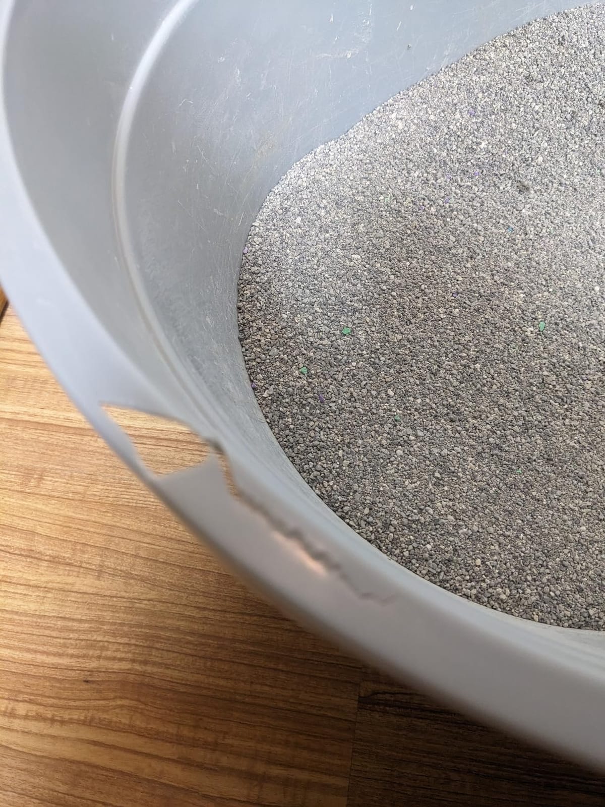 Petphabet Jumbo Hooded Cat Litter Box, Extra Large Gray customer photo 1