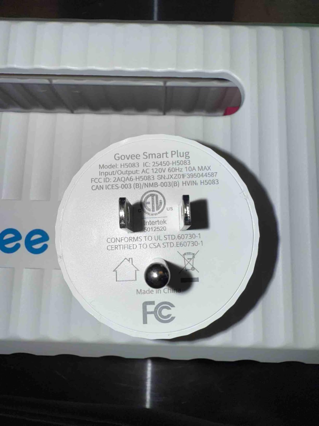 Govee Smart Plug, WiFi Outlet Compatible with Alexa & Google Assts, 4 pcs | Smart Home Plugs, 15A WiFi Outlet, Timer Function and Group Controller, No Hub Required, ETL & FCC Certified, 2.4G Only customer photo 1
