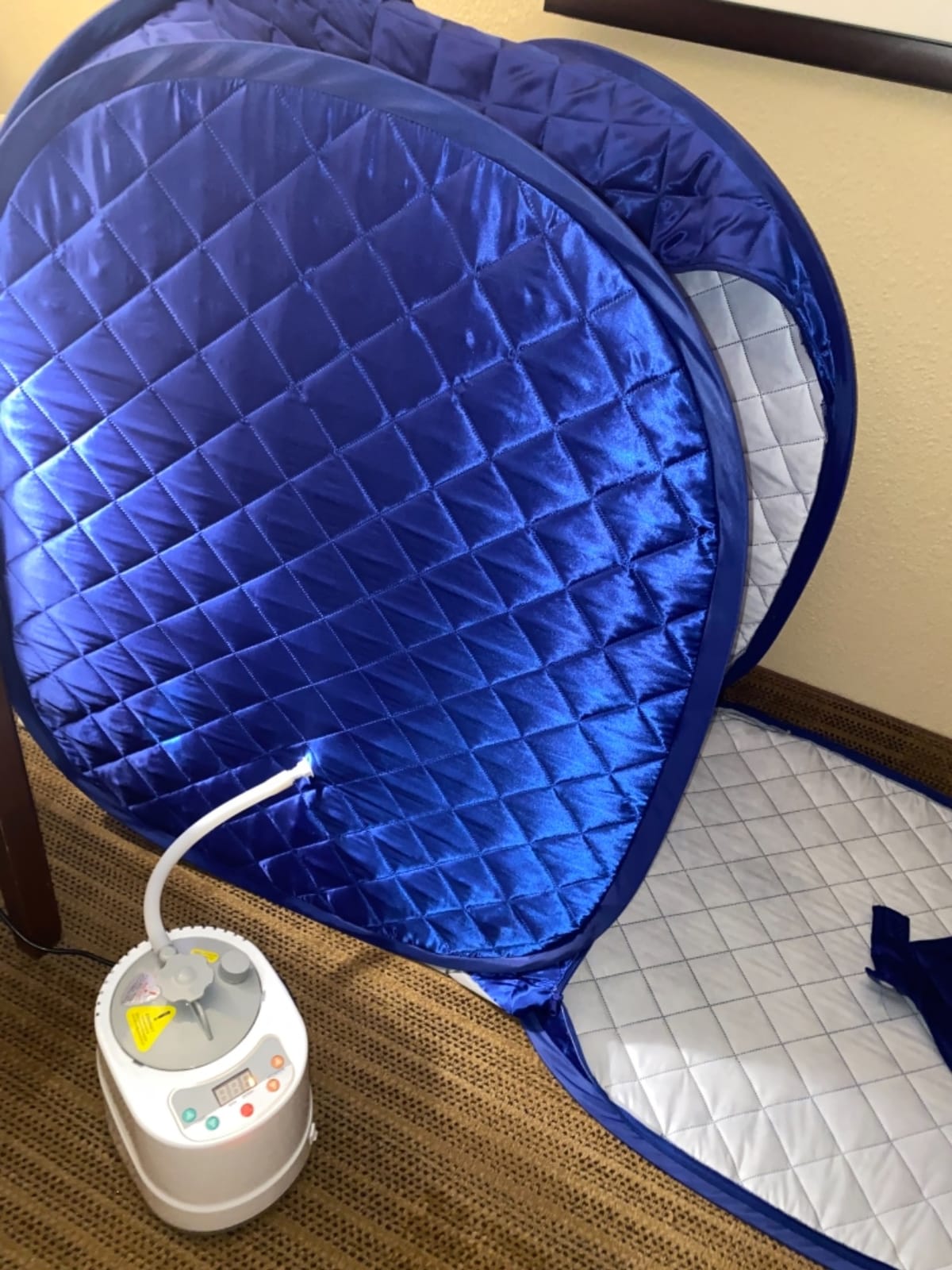 ZONEMEL Portable Steam Sauna, Full Body Home Sauna Spa, Pop-up Design, 120V customer photo 1