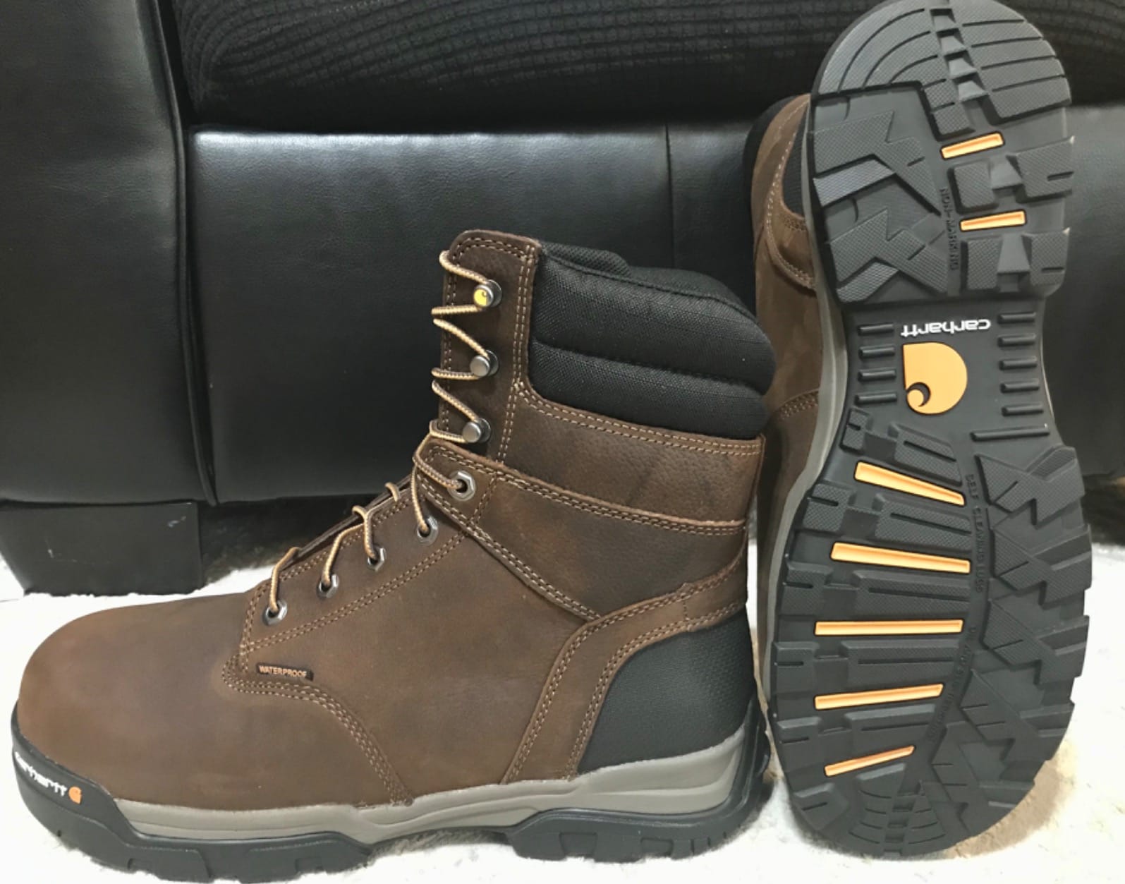 Carhartt Ground Force Men's 8 Inch Composite Toe 600G Insulated Waterproof Work Boot customer photo 1