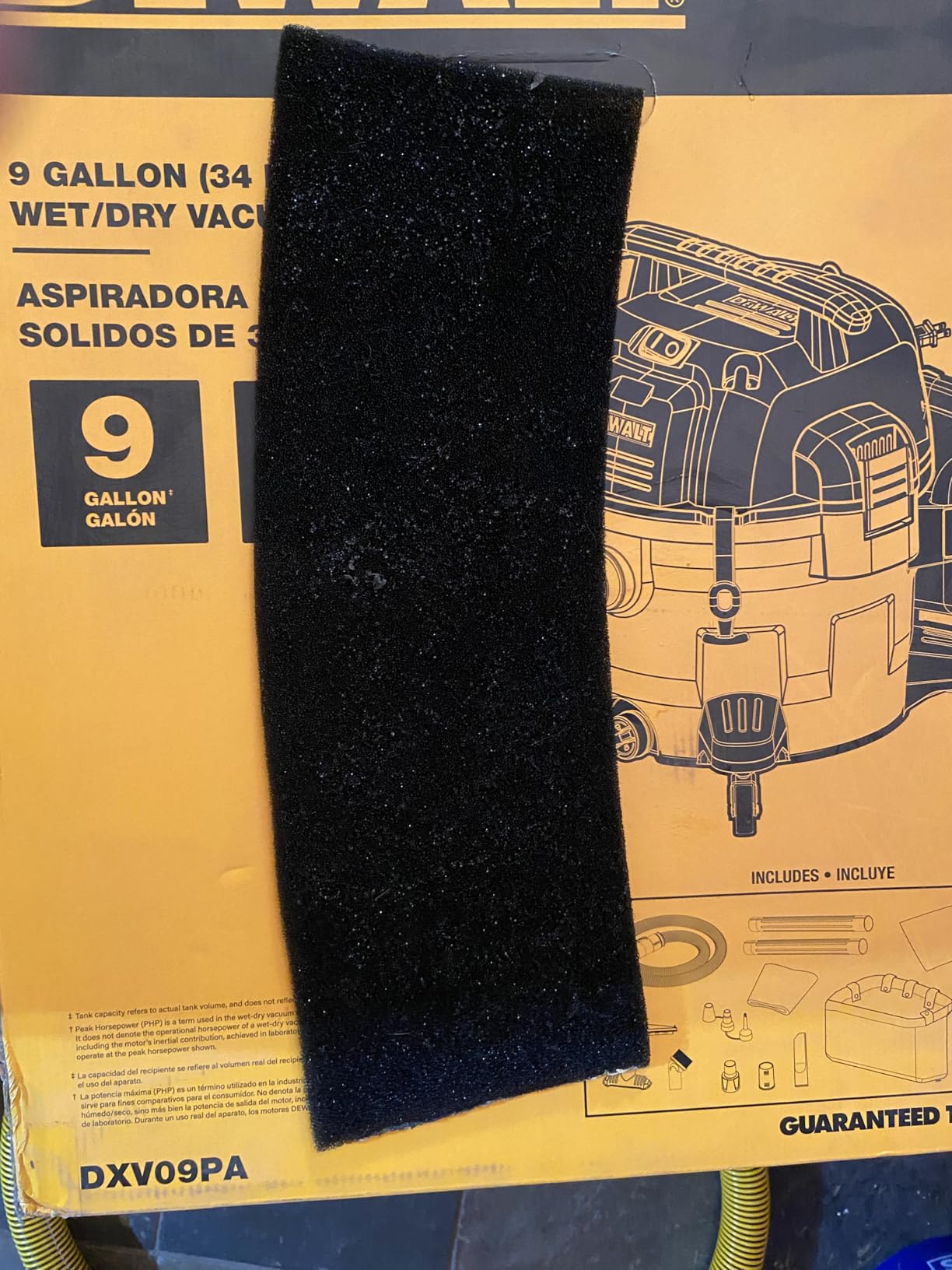 DEWALT 9 Gallon Wet/Dry VAC, Heavy-Duty Shop Vacuum with Attachments, 5 Peak HP, with Blower Function, DXV09PA customer photo 1