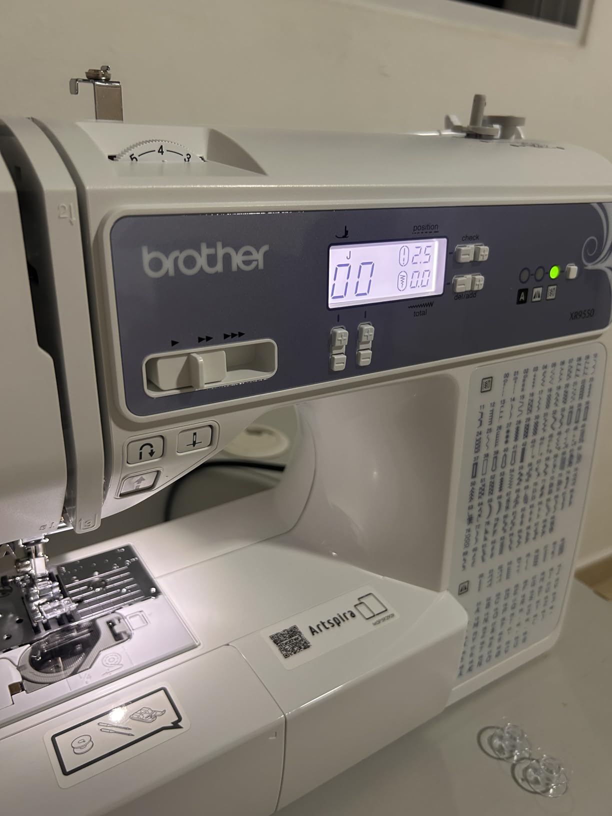 Brother XR9550 Computerized Sewing and Quilting Machine 165 Stitches, 165 Built-in Stitches, LCD Display, Wide Table, 8 Included Presser Feet customer photo 1
