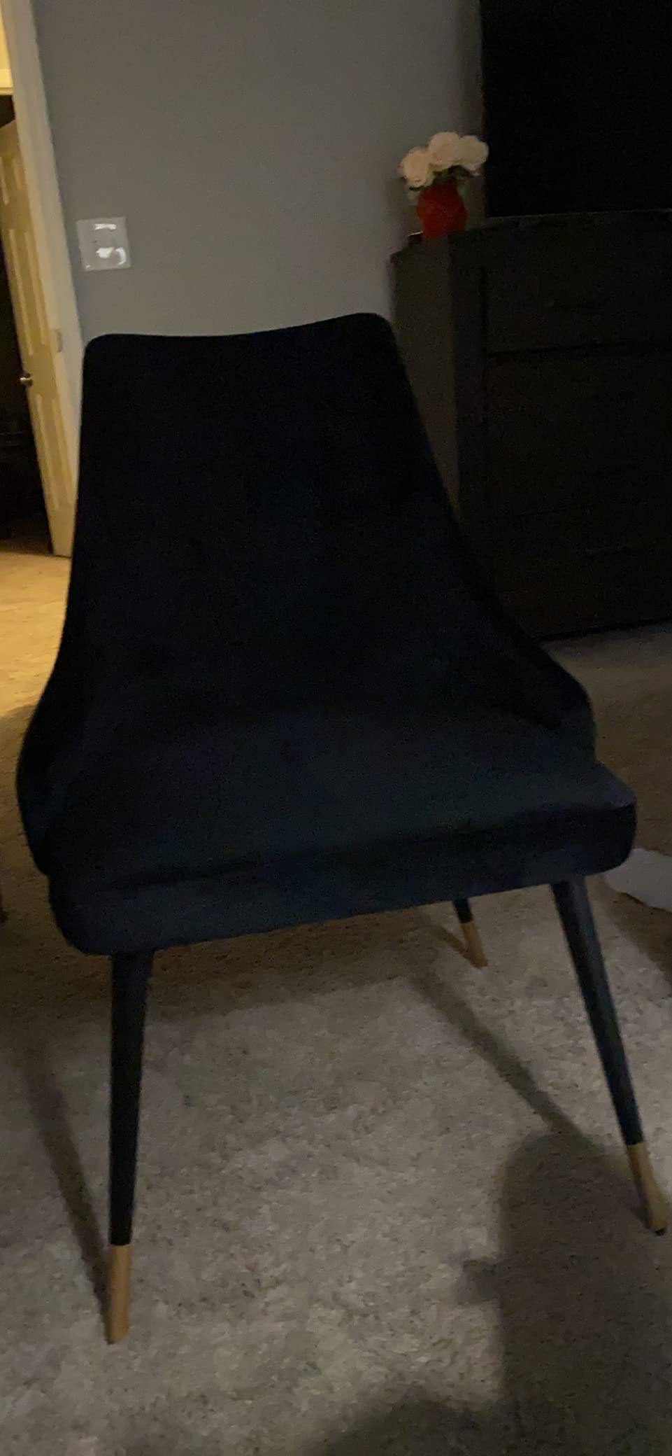 Modway Adorn Tufted Performance Velvet Dining Side Chair, Navy customer photo 1