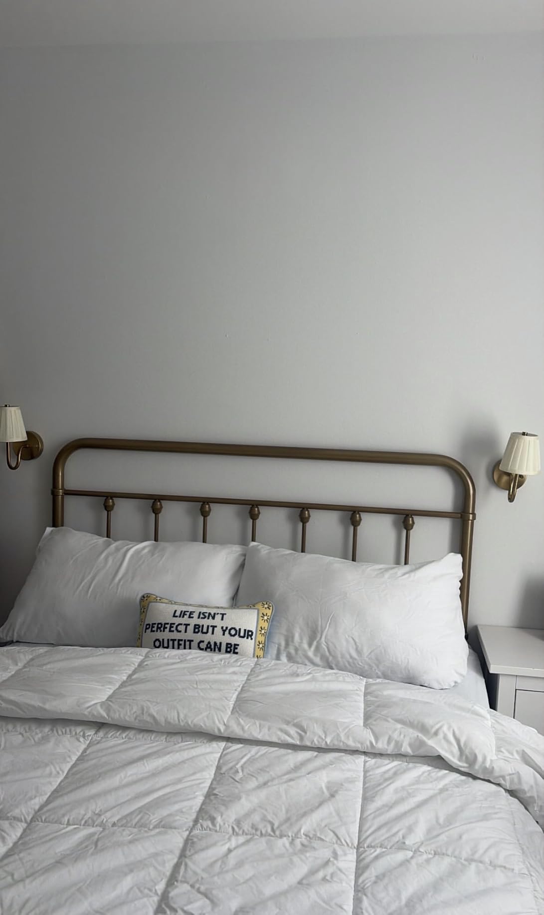 Modway MOD-6153-GLD Sage Full Metal Headboard, Gold customer photo 2