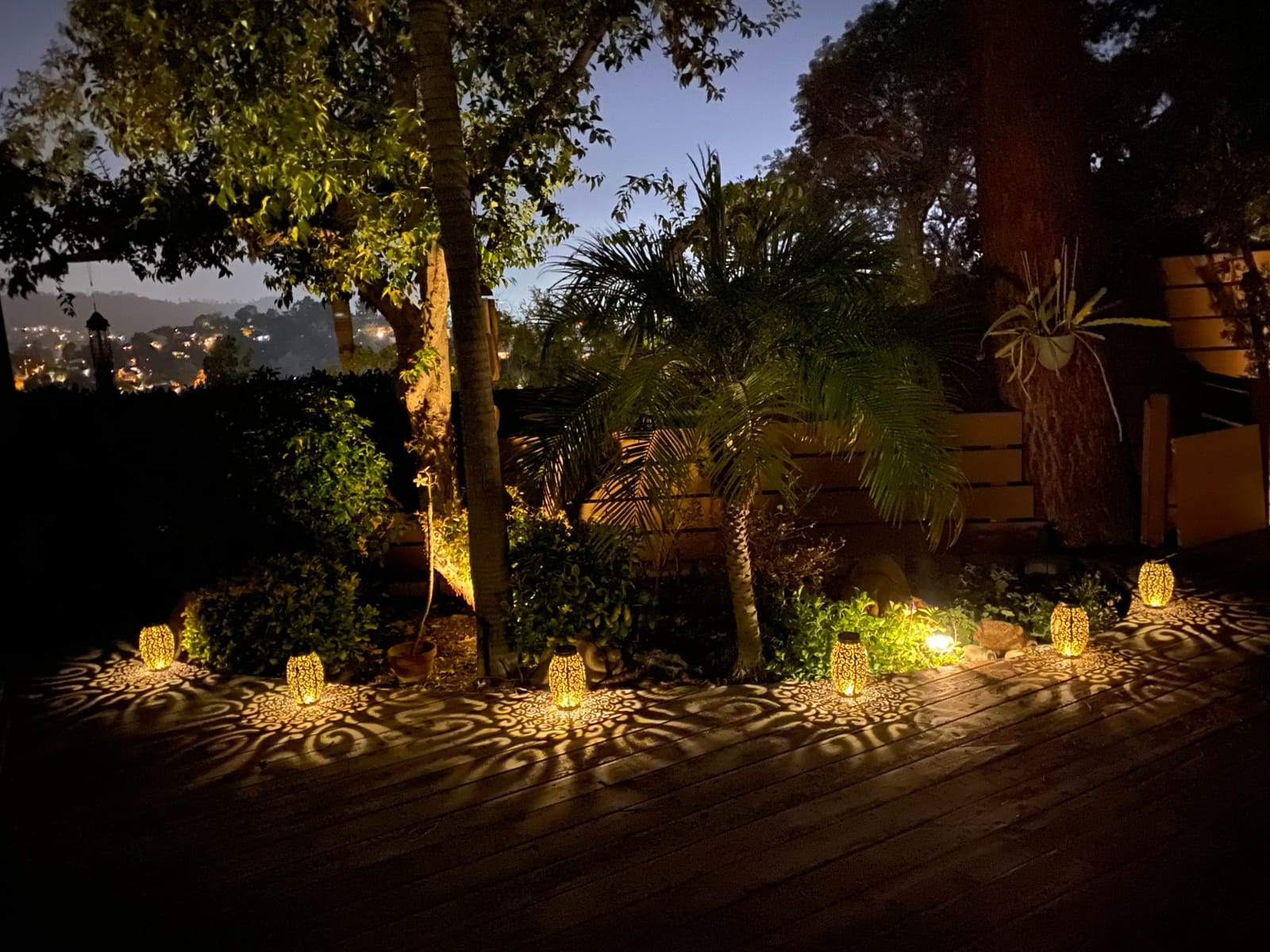 Solar Lanterns Outdoor Waterproof 2 Pack Solar Garden Lanterns Garden Decor customer photo 1