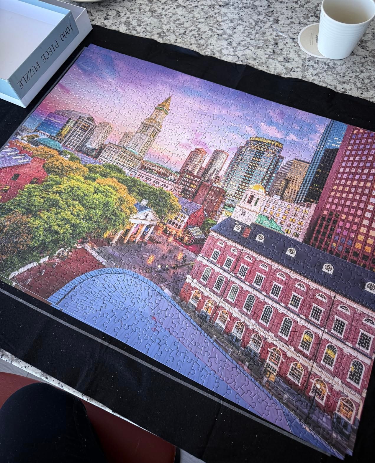 Buffalo Games - Roll-Up Puzzle Mat - Felt Saver Mat, Fits Up to 1500pc customer photo 1