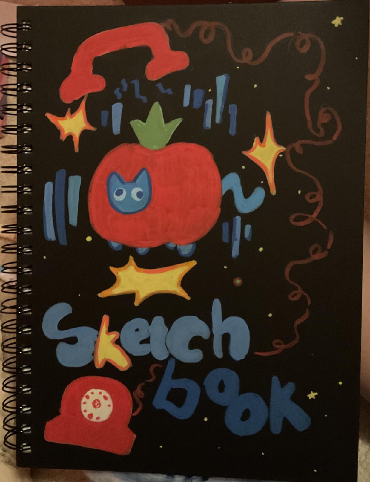 Artist's Sketchbook Hardcover - 200GSM Very Thick Paper - Large, Spiral Sketch Book for Drawing and Mixed Media - Sketch Pad, Art Book - 8.25 x 11.4, 40 Sheets / 80 Pages customer photo 1