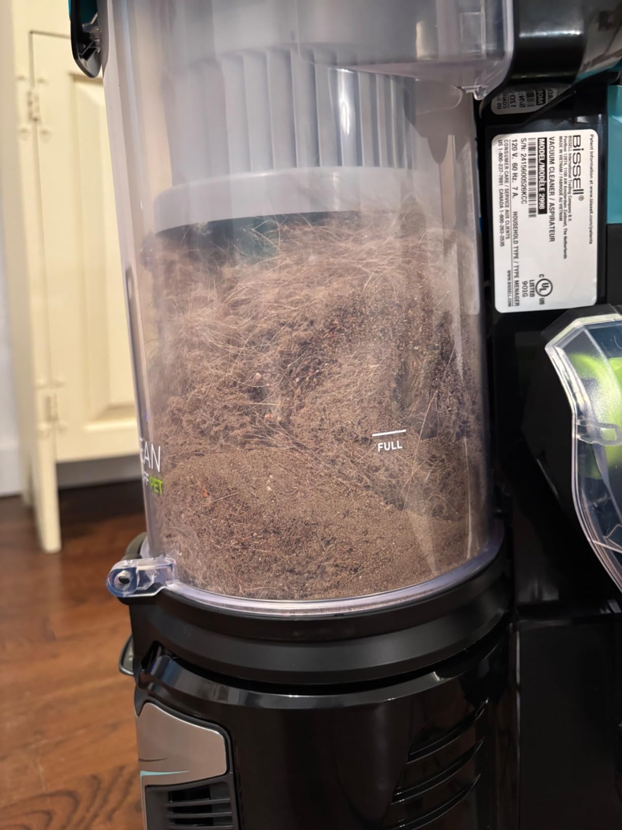 Bissell MultiClean Allergen Lift-Off Pet Vacuum, HEPA, Tangle-Free, 2998 | Detachable canister for stairs & upholstery; HEPA sealed system traps allergens; lift-off design customer photo 1