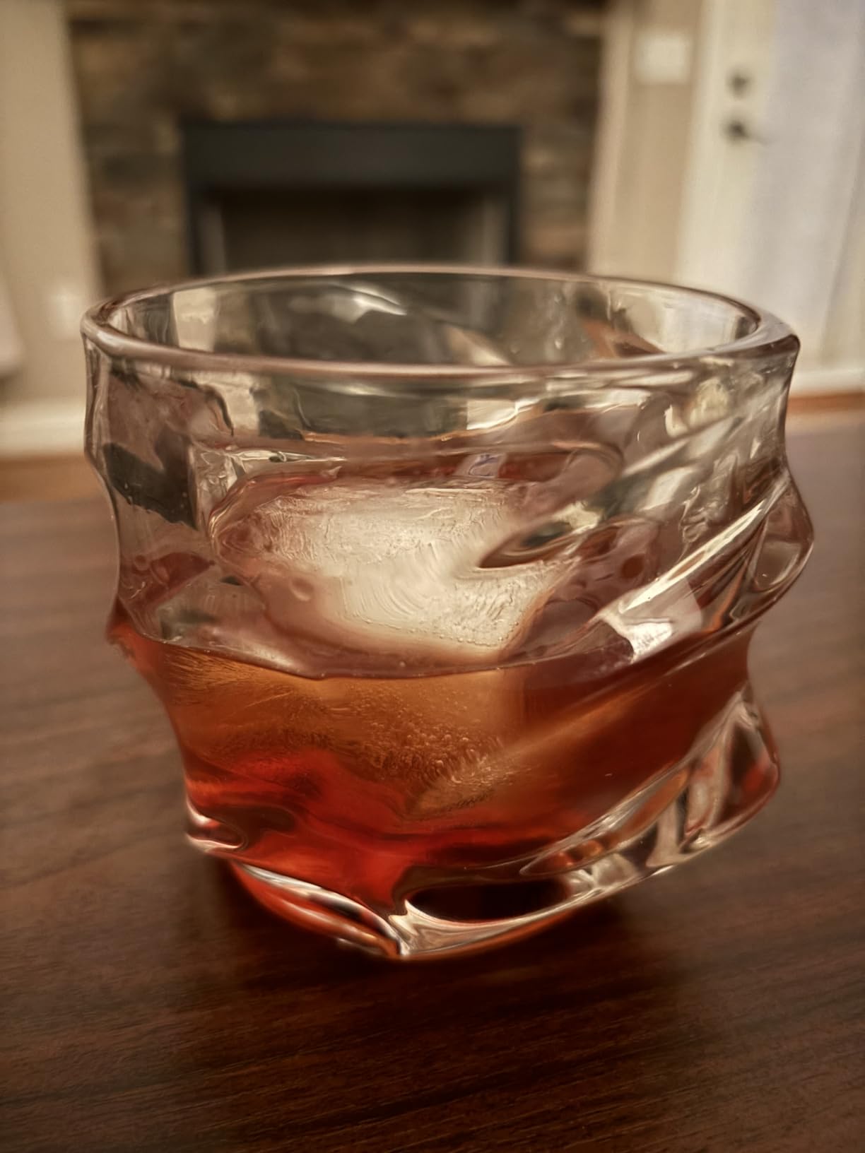 GLASKEY Whiskey Glasses Set of 4,Rock Glasses,11 oz Lead-Free Crystal Bourbon Glass,Old Fashioned Glass for Bourbon,Cognac,Irish Whisky,Personalised Whisky Glass Gift Set for Men,Dad,Brother customer photo 2