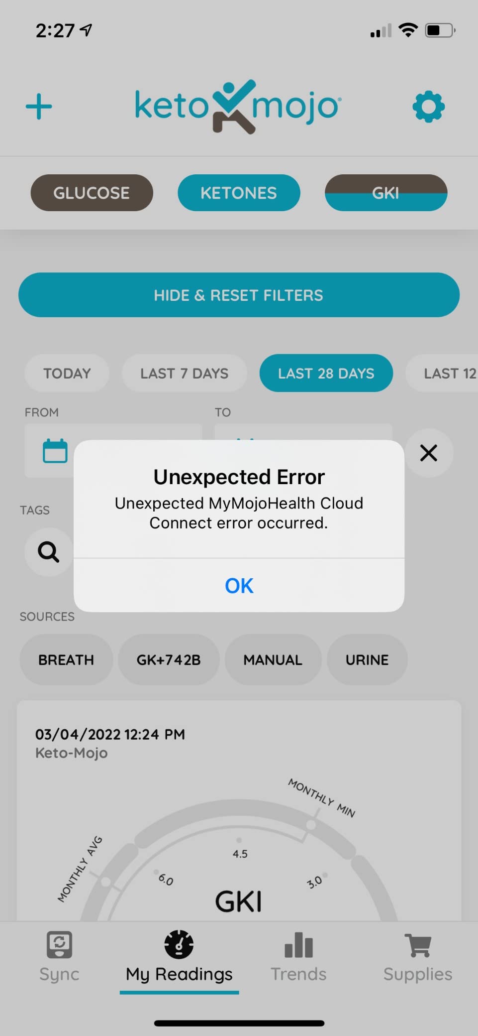 KETO-MOJO GK+ Glucose & Ketone Meter, Keto Diabetes Fasting | Bluetooth sync, Free MyMojoHealth app, 10 glucose + 10 ketone strips, Lancing device, Lancets, Control solutions, Travel case customer photo 2