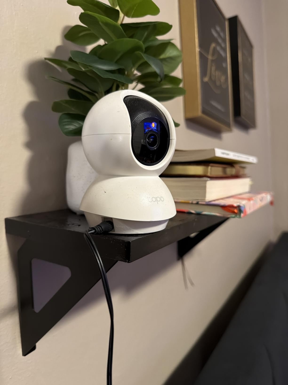 Kasa 1080p Indoor Pan/Tilt Wired Security Camera, Baby & Pet Monitor, EC70, Motion Detection & Tracking, 2-Way Audio, Night Vision, Subscription-Free Local Storage or Optional Cloud customer photo 1