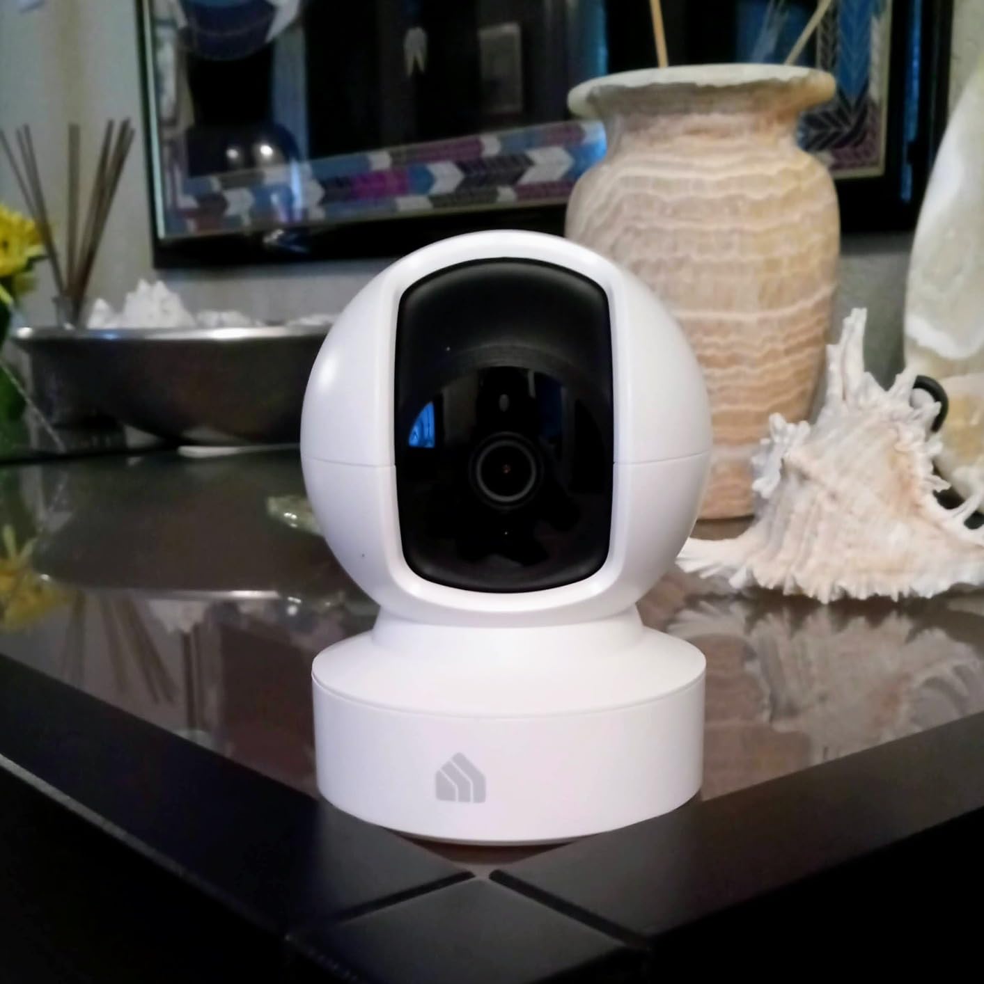 Kasa 1080p Indoor Pan/Tilt Wired Security Camera, Baby & Pet Monitor, EC70, Motion Detection & Tracking, 2-Way Audio, Night Vision, Subscription-Free Local Storage or Optional Cloud customer photo 2