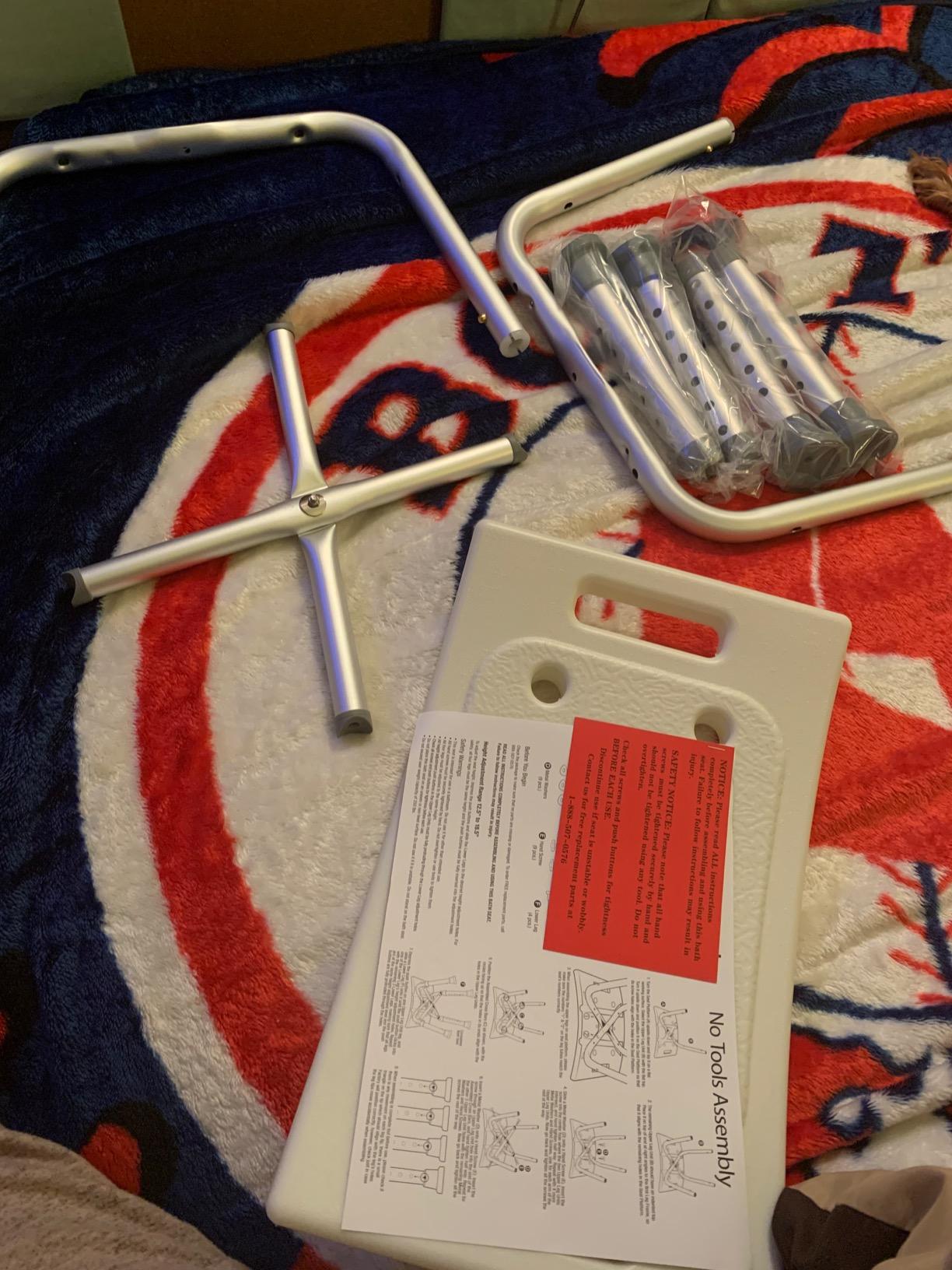 Dr Kay's Shower Chair for Inside Shower Shower Stool with Backrest customer photo 1