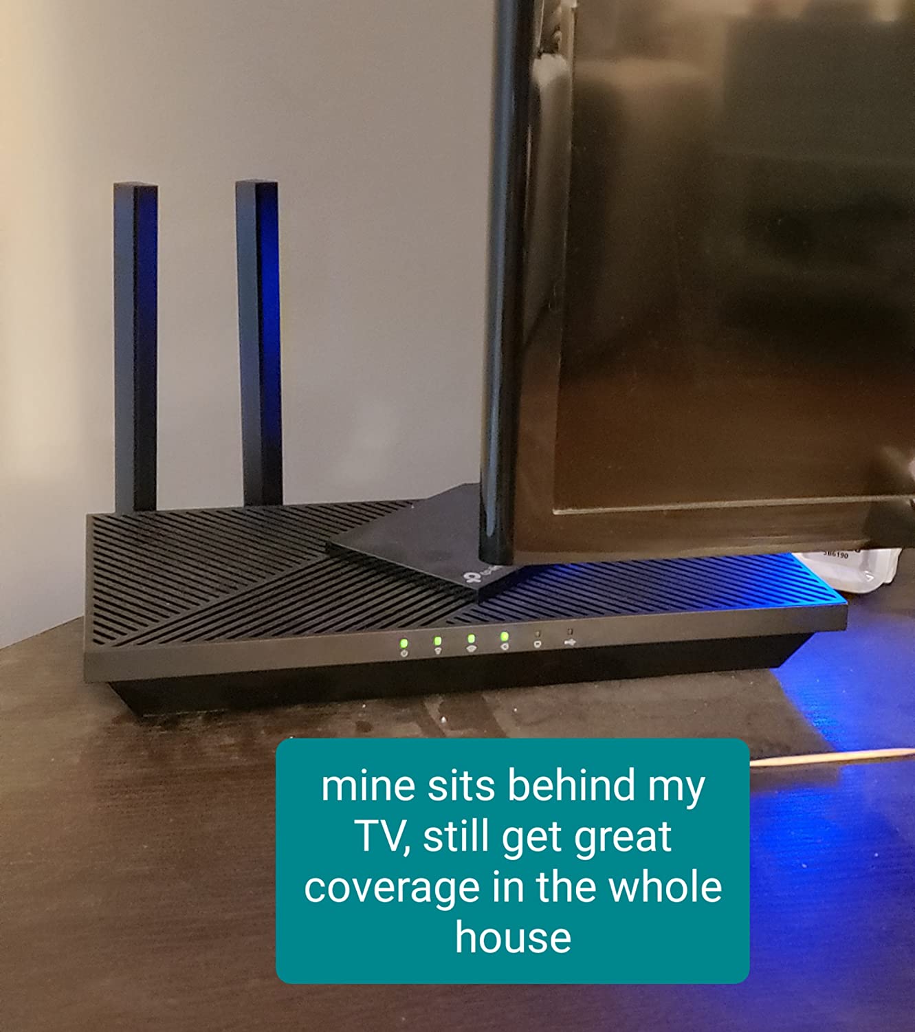 TP-Link AX1800 WiFi 6 Router (Archer AX21 V5) - Dual Band Wireless Internet, Gigabit, Easy Mesh, Works with Alexa - A Certified for Humans Device customer photo 2