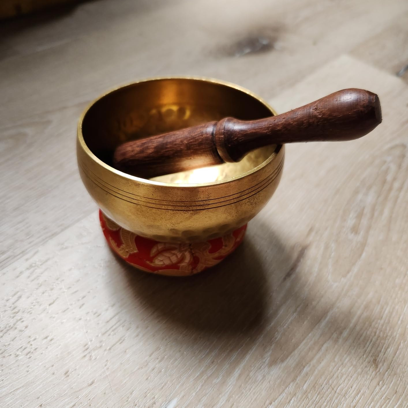 Tibetan Singing Bowl Set - Easy To Play for Beginners - Authentic Handcrafted Mindfulness Meditation Holistic Sound 7 Chakra Healing Gift by Himalayan Bazaar (3.5