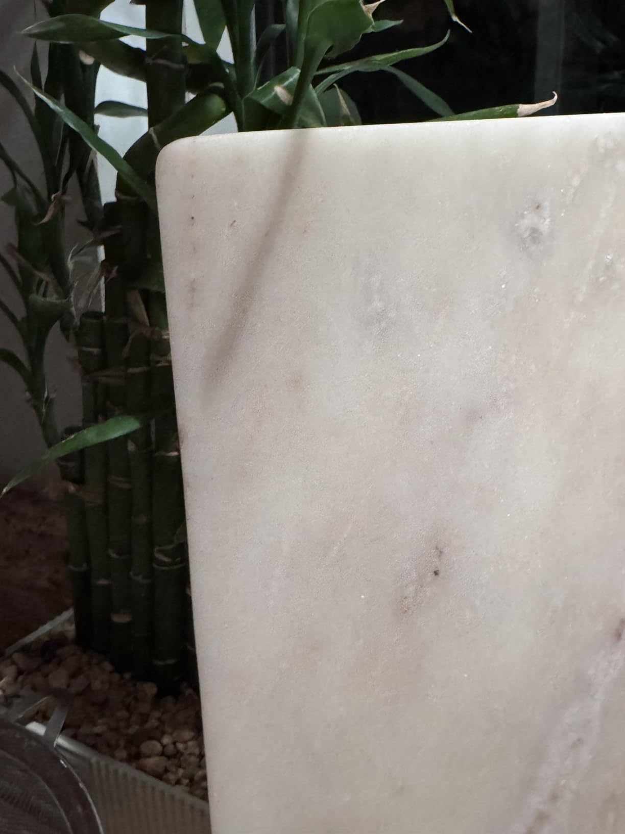 8x12 Inches White Marble Cheese & Charcuterie Board | Natural Marble, Non-Slip Feet, Cutting Board & Pastry Slab, Premium Stone Kitchen Tray customer photo 1
