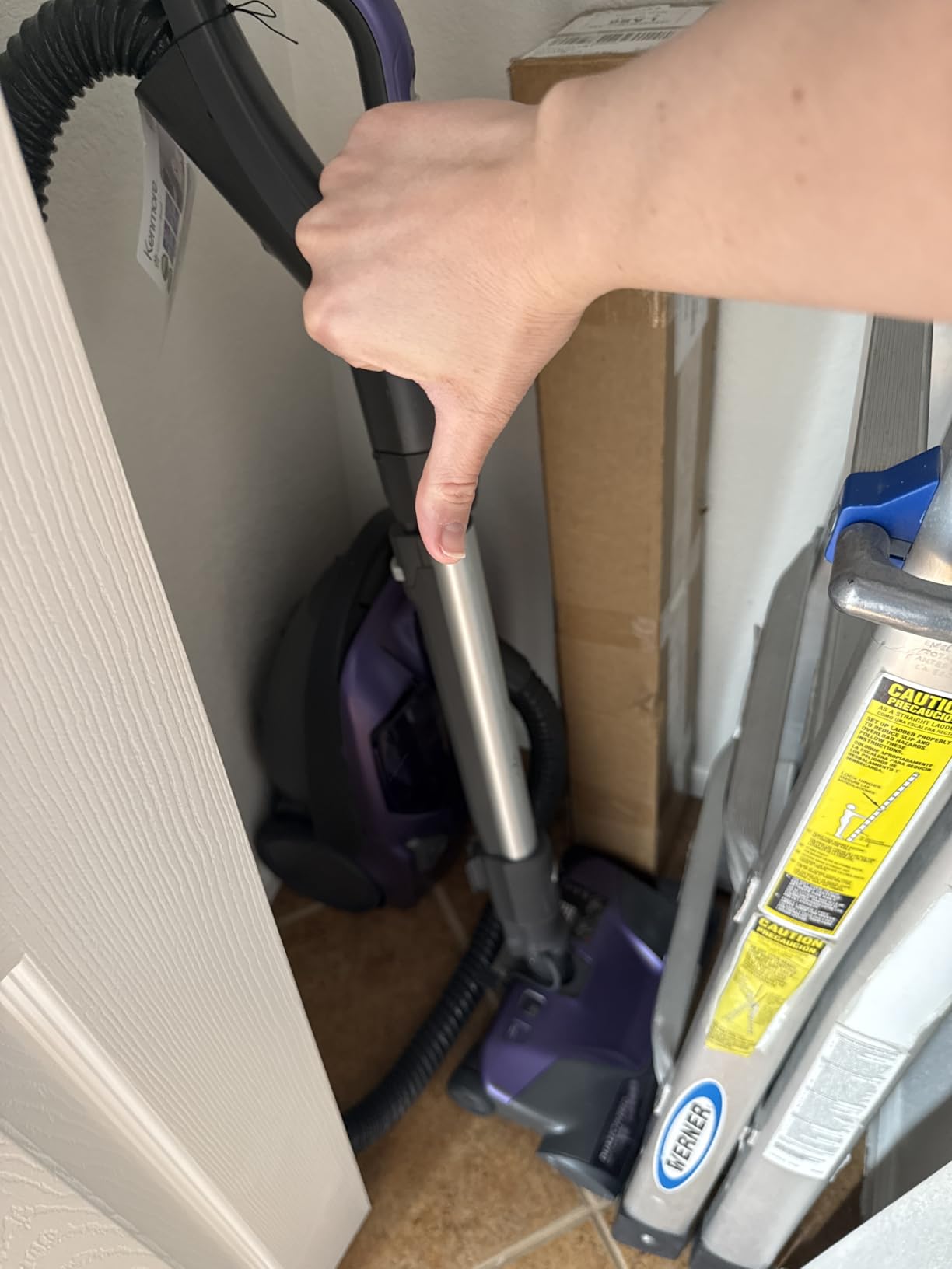 Kenmore 600 Series Pet Friendly Bagged Canister Vacuum | Lightweight, Pet PowerMate, Pop-N-Go Brush, 2 Motors, HEPA Filter, Aluminum Telescoping Wand, Retractable Cord - 81615 customer photo 1