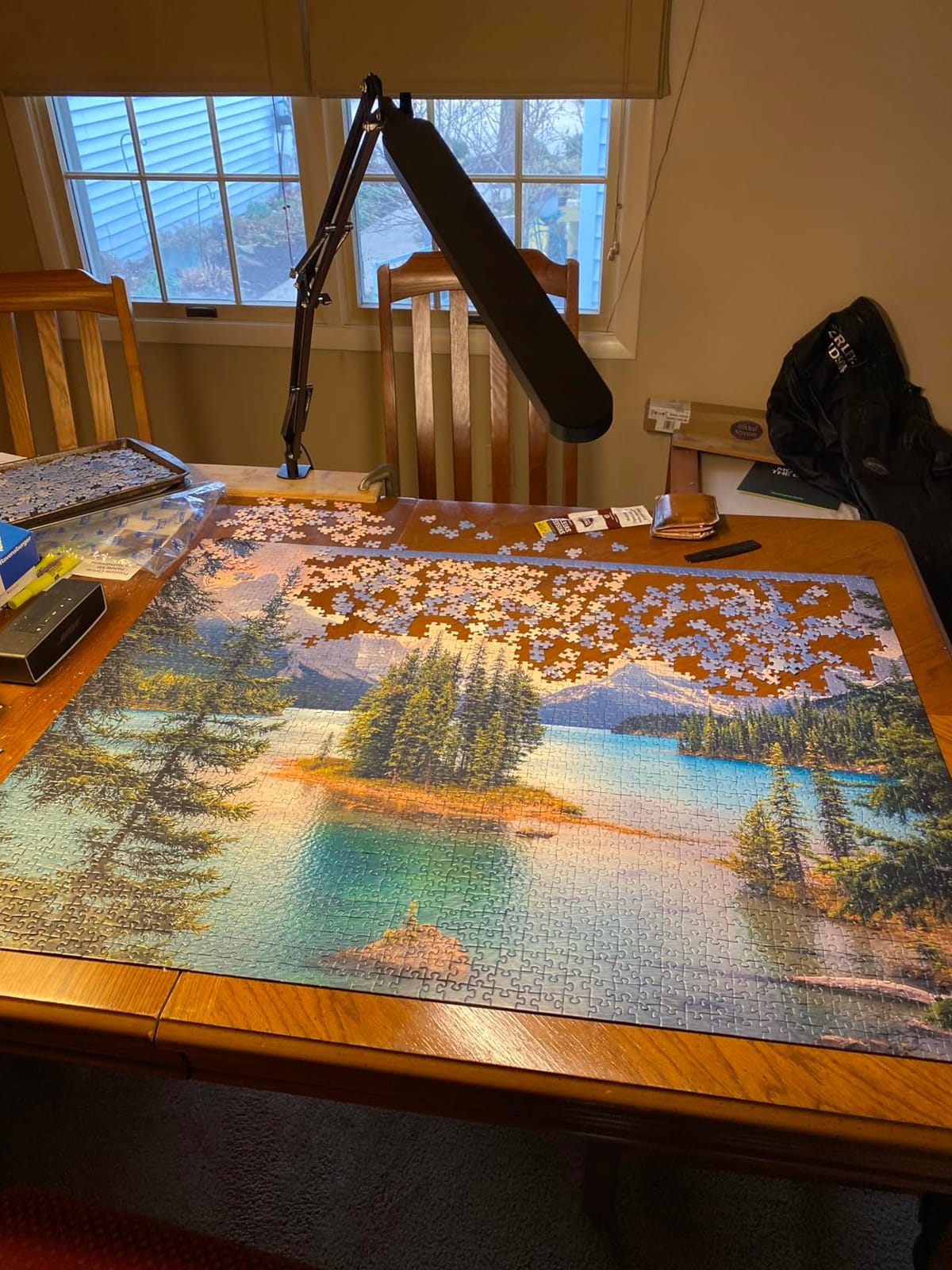 Ravensburger - Spirit Island, Canada - 2000 Piece Jigsaw Puzzle - Featuring Stunning Mountains, Vivid Water, Evergreens & More - Frameable - Premium Quality - Puzzles for Adults customer photo 1