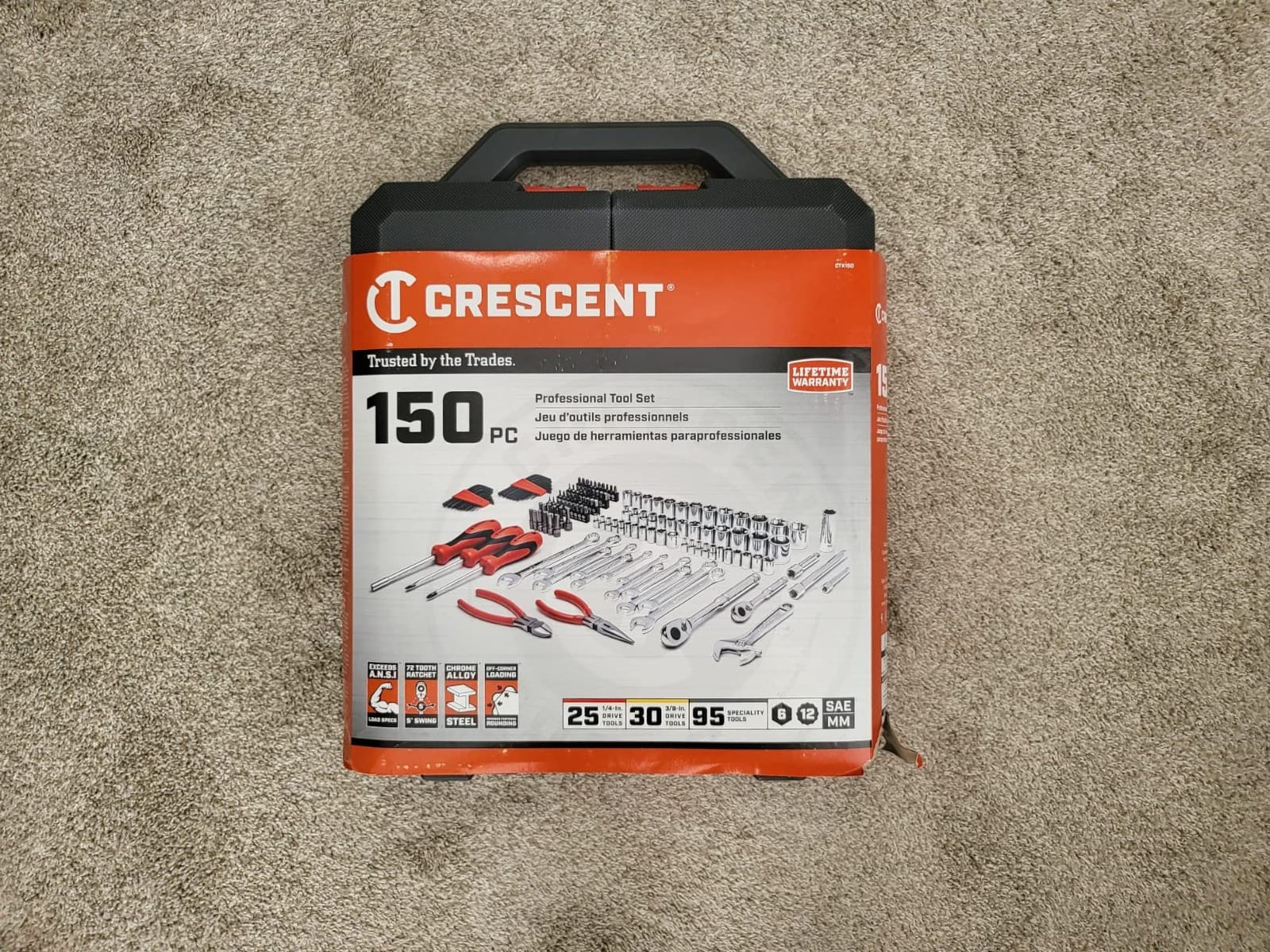 Crescent 150 Piece 1/4