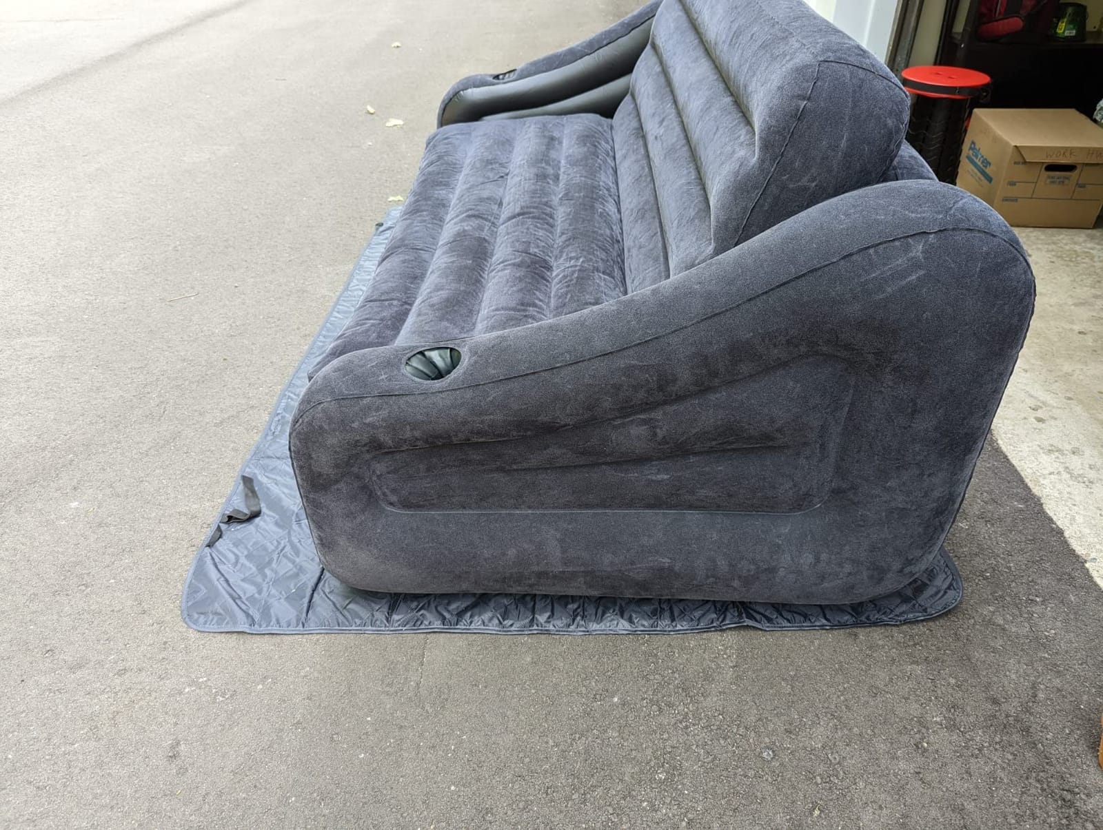 Wise Owl Outfitters Camping Blanket, Packable Puffy Quilt for Backpacking | Woobie-Style Poncho, Cozy Warmth, Water Resistant, Compact Travel, Unfolds 6.5x4.5ft, Quick-Snap Clasps & Tie-Down Loops customer photo 1