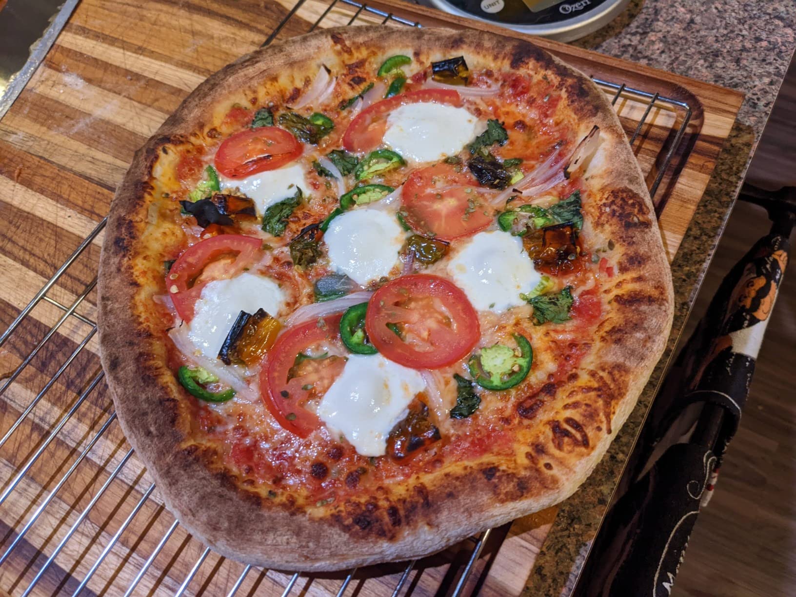 Mimiuo Auto-Rotating Gas Pizza Oven Outdoor 39Lbs, 60S Bake, w/Stone customer photo 2