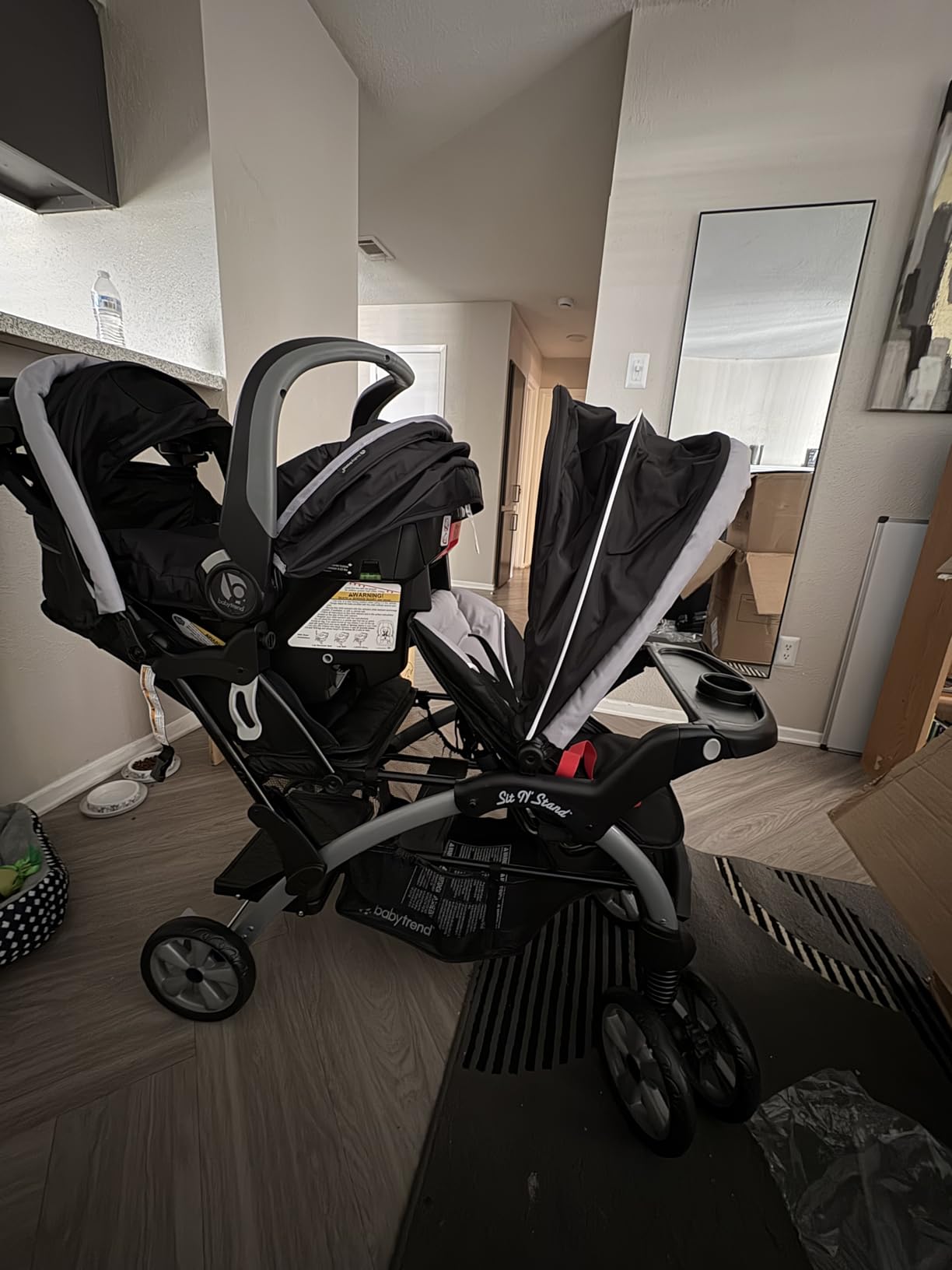 Baby Trend Infant/Toddler Double Stroller & Car Seat Combo, 2 Pc, Khaki customer photo 1