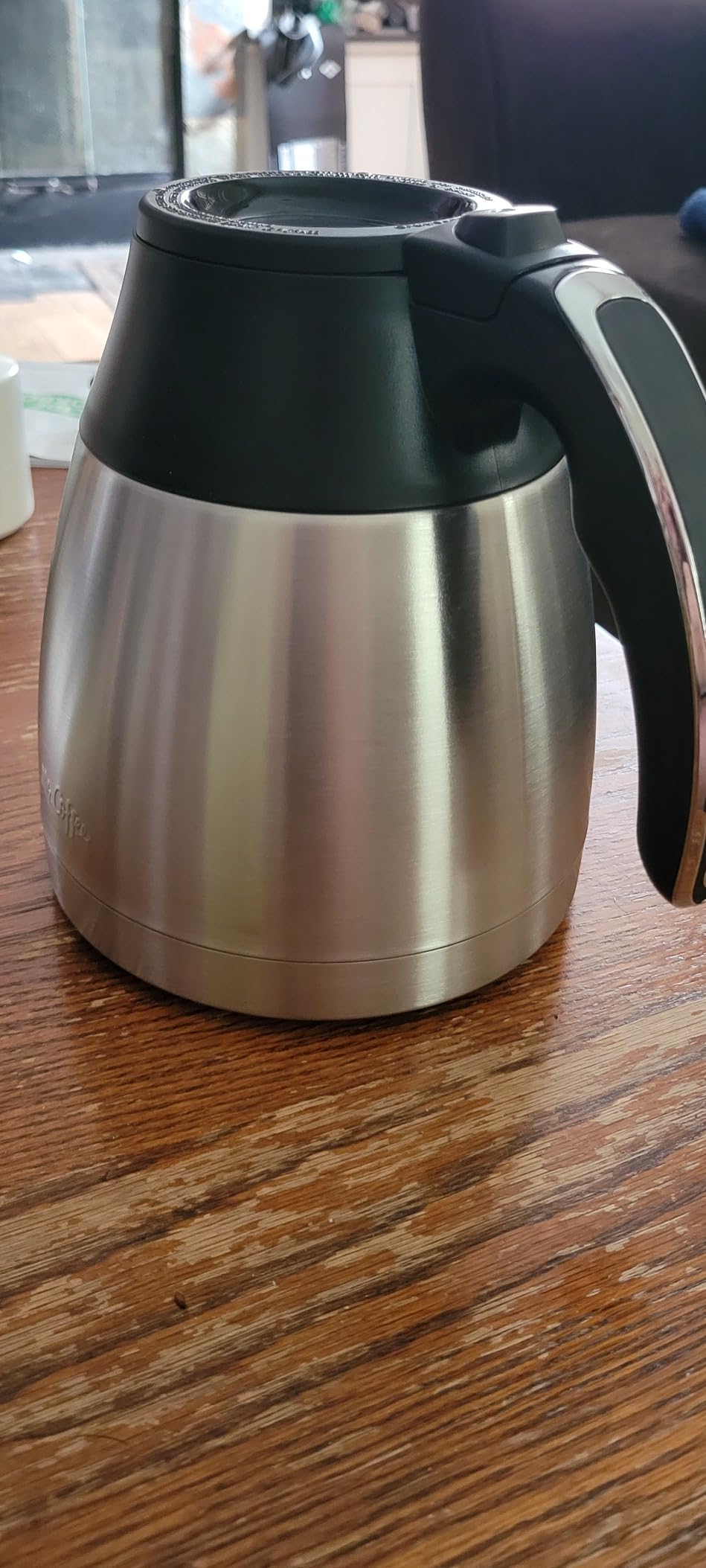 Mr. Coffee 10-Cup Programmable Coffee Maker, Insulated Thermal Carafe, Brew Strength Selection, Brew Now or Later, Stainless Steel customer photo 1