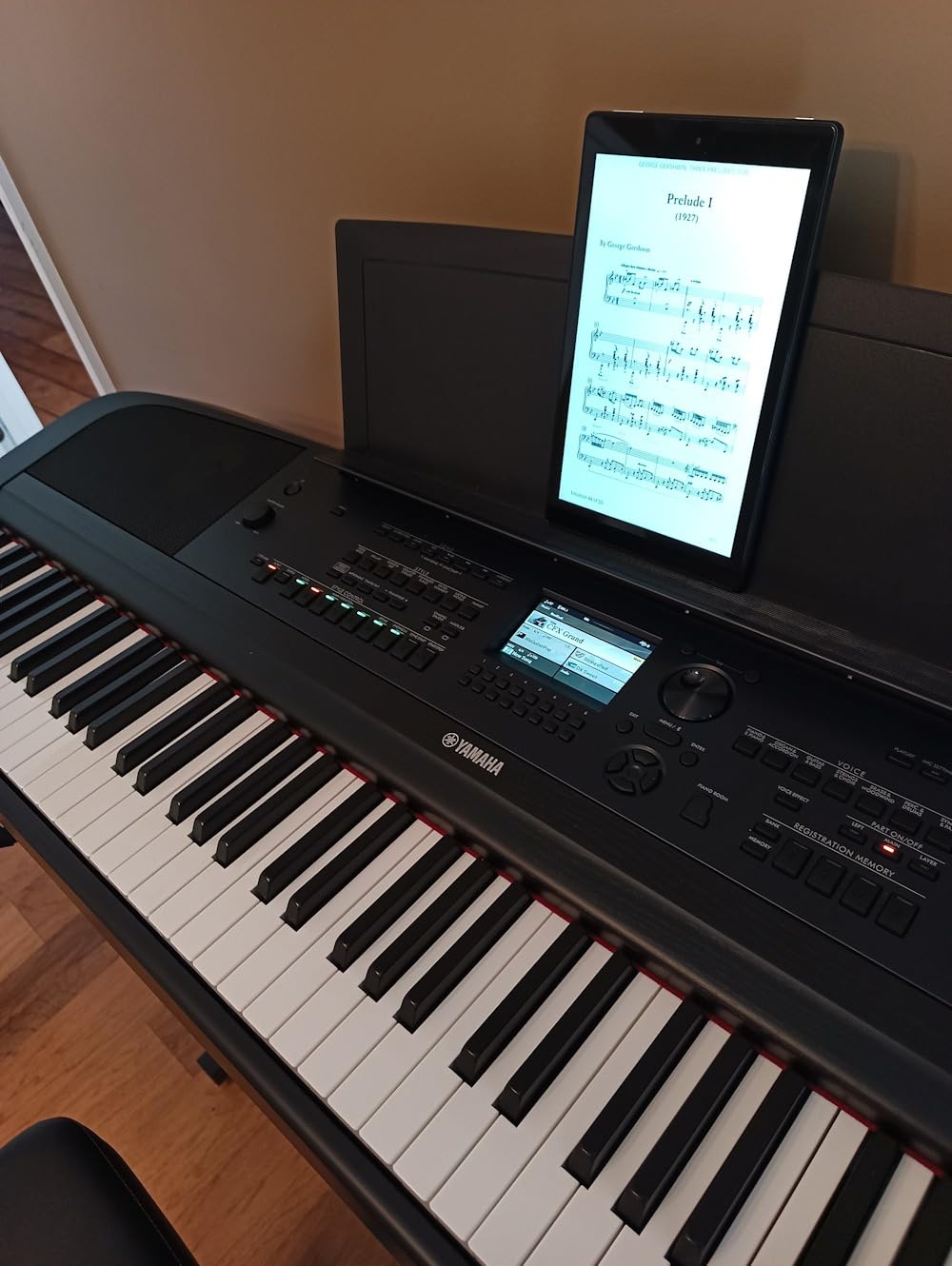 Yamaha DGX-670B 88-Key Weighted Digital Piano, Black | Sustain Foot Switch Included, Music Rest Included, Furniture Stand Sold Separately customer photo 1