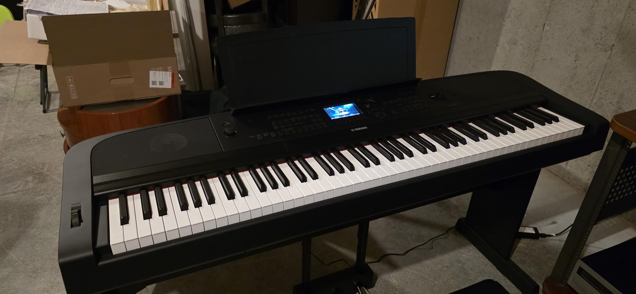 Yamaha DGX-670B 88-Key Weighted Digital Piano, Black | Sustain Foot Switch Included, Music Rest Included, Furniture Stand Sold Separately customer photo 2
