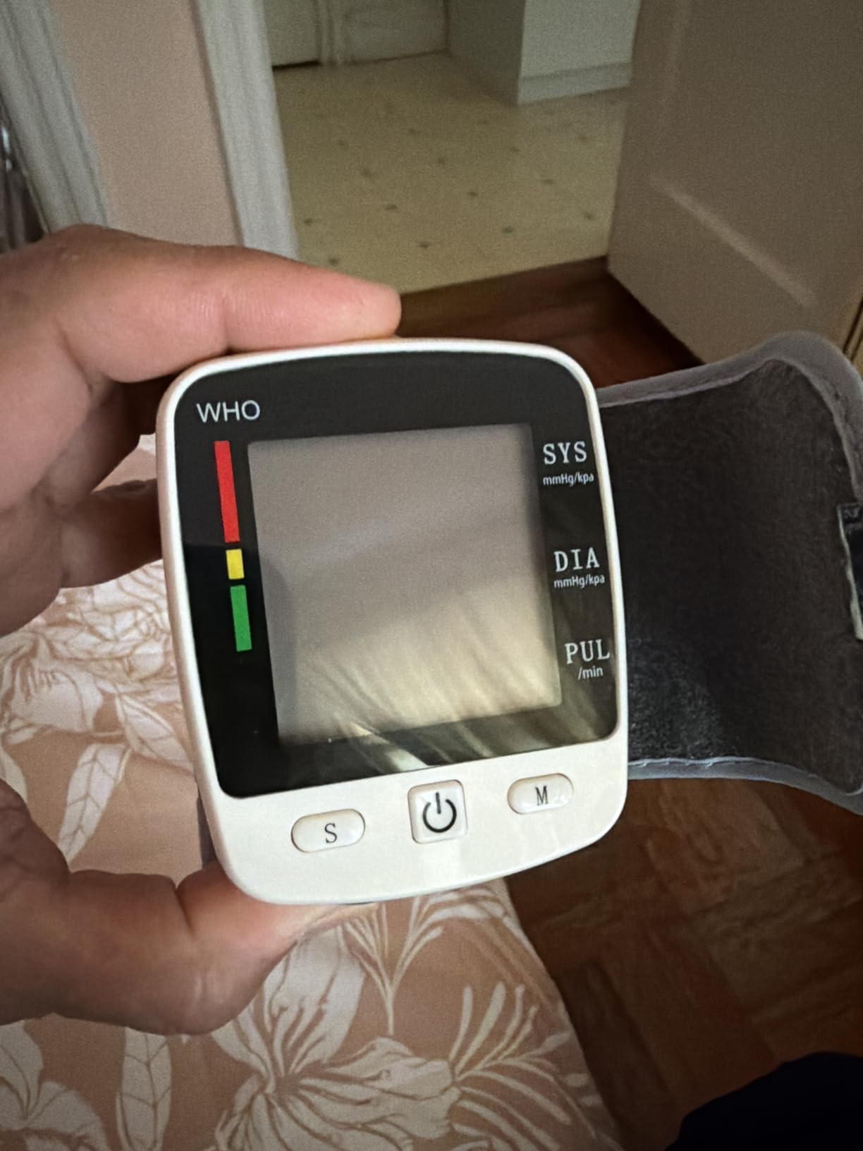 FDA Cleared Blood Pressure Monitor Wrist BP Machine for Home Use | 5.3-7.7in Adjustable Wrist Cuff, Portable & Rechargeable, 2 Users *90 Memory, LCD Screen, Voice Prompt, Carrying Case customer photo 2