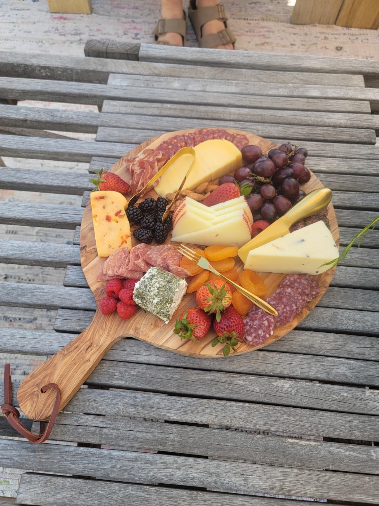 Patelai Charcuterie Board Accessories Cheese Knife Set, Silver, 20 Pieces customer photo 1