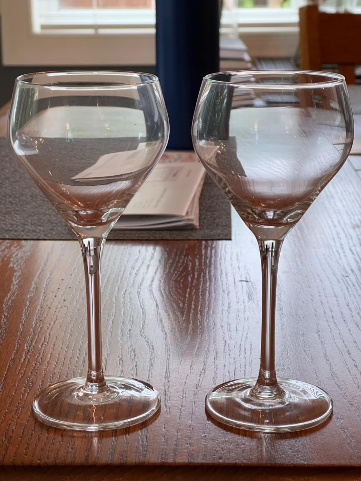 Amehla x The Educated Barfly Collection Coupe Glass Handblown Teardrop Nick and Nora Cocktail Glass - 6-ounce, Set of 2 Martini Glasses for Up Cocktails (Plain) customer photo 2