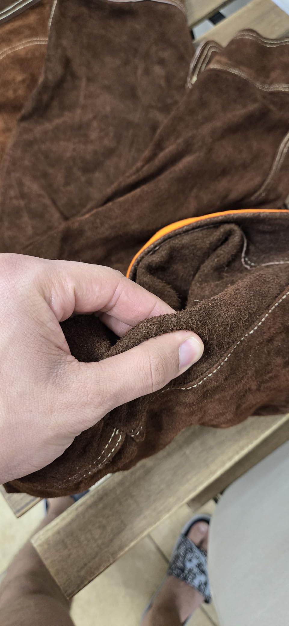 YESWELDER Leather Welding Jacket customer photo 1