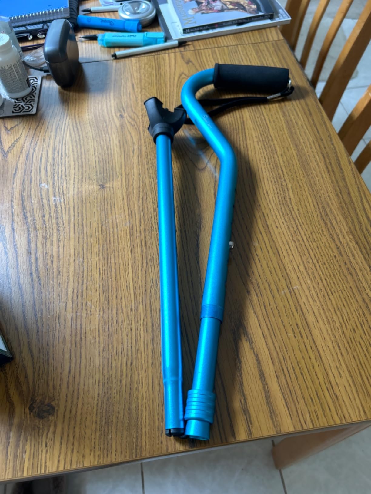 BeneCane Walking Cane for Men & Women Adjustable Cane with Offset Soft Cushioned Handle -Portable Lightweight Sturdy Mobility Walker Aid for Elderly, Seniors Collapsible Cane customer photo 1