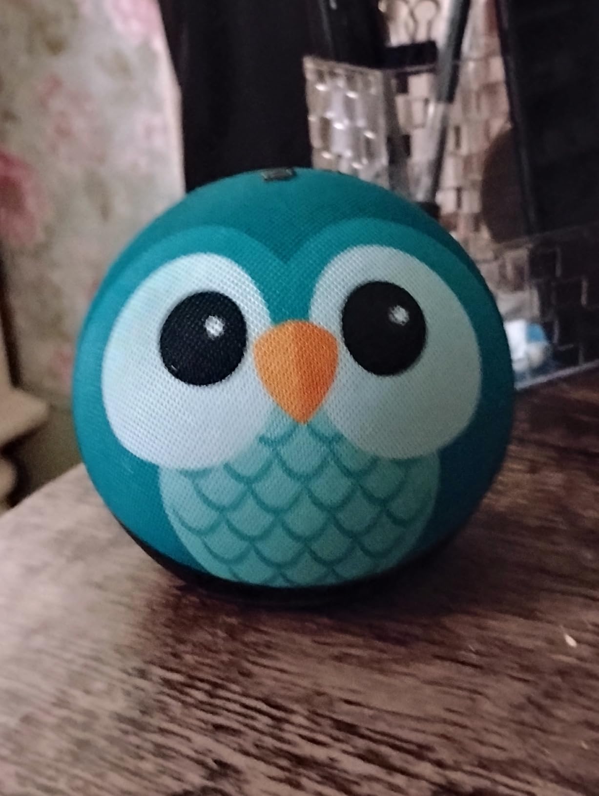 Amazon Echo Dot Kids (newest model), Smart speaker to enjoy age-appropriate audiobooks, sleep routines and Alexa+ experiences to create and learn, Owl design customer photo 1