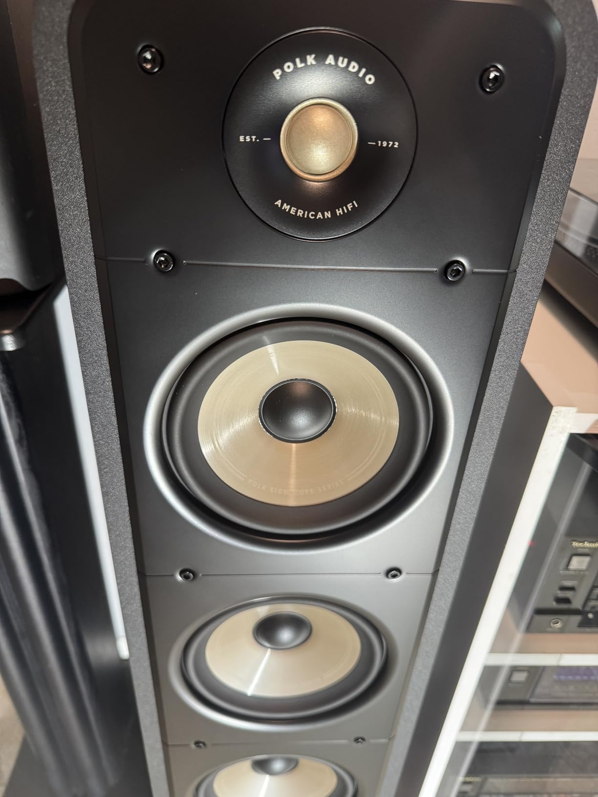 Polk Audio Signature Elite ES60 Tower Speaker, Single, Stunning Black | Hi-Res Certified, Dolby Atmos & DTS:X Compatible, 1