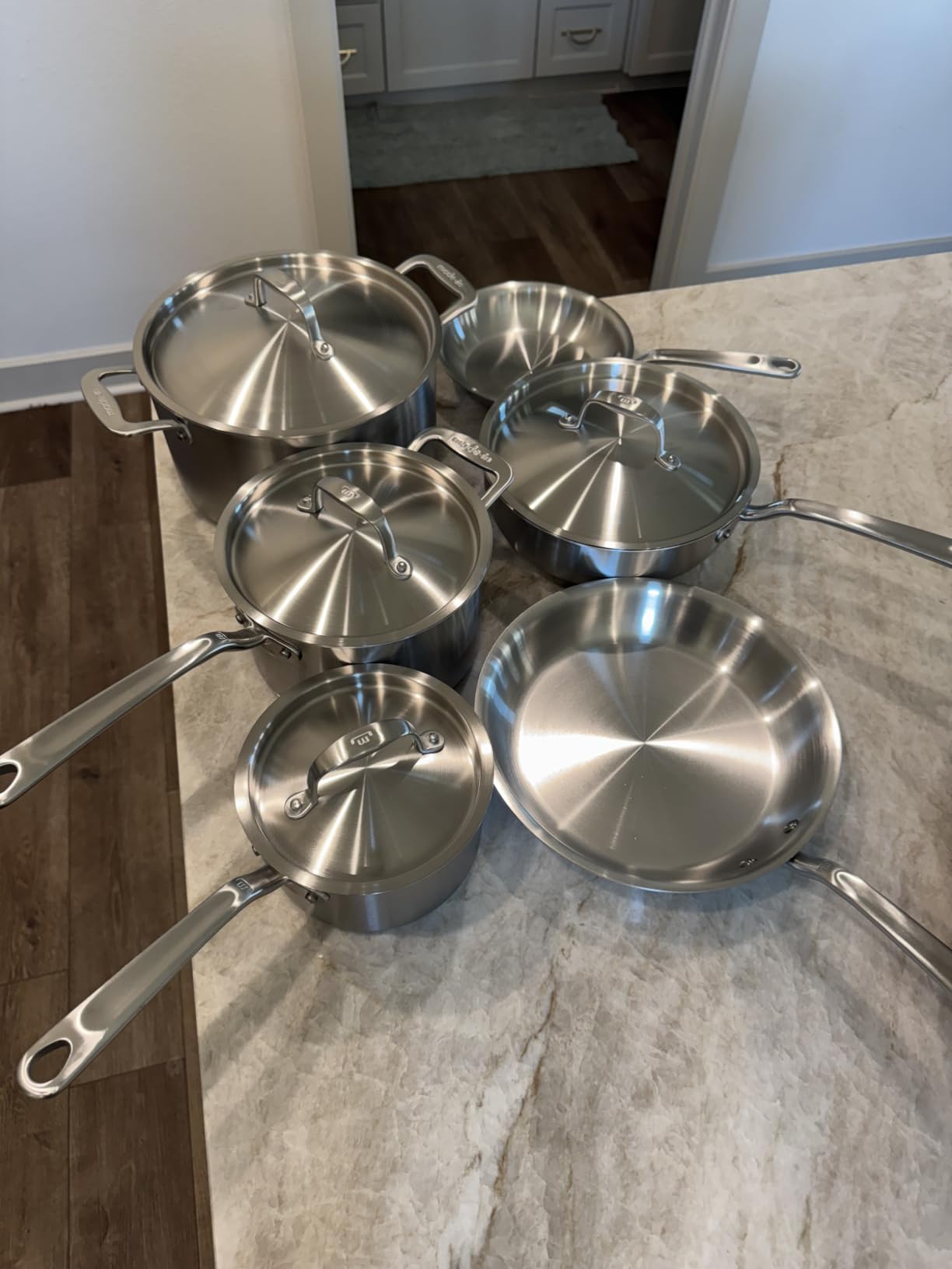 Made In Cookware 10 Piece Stainless Steel Pot and Pan Set - 5 Ply Clad - Crafted in Italy customer photo 1