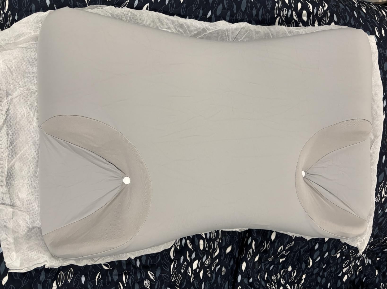 HSA/FSA CPAP Pillow for Side Sleepers – Fits All CPAP Mask Types – Adjustable Memory Foam with Contoured Cutouts for Side, Back & Stomach Sleepers – Reduces Air Leaks & Mask Pressure a Better Sleep customer photo 1