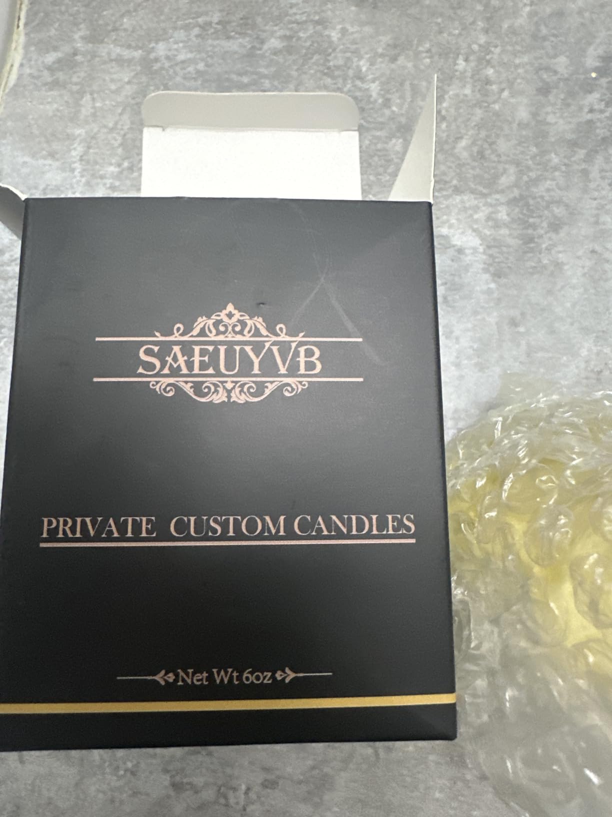 SAEUYVB Candle Making Kit for Adults with Hot Plate, DIY Starter Soy Candle Making Supplies/Kit - Perfect as Home Decorations(Black) customer photo 2