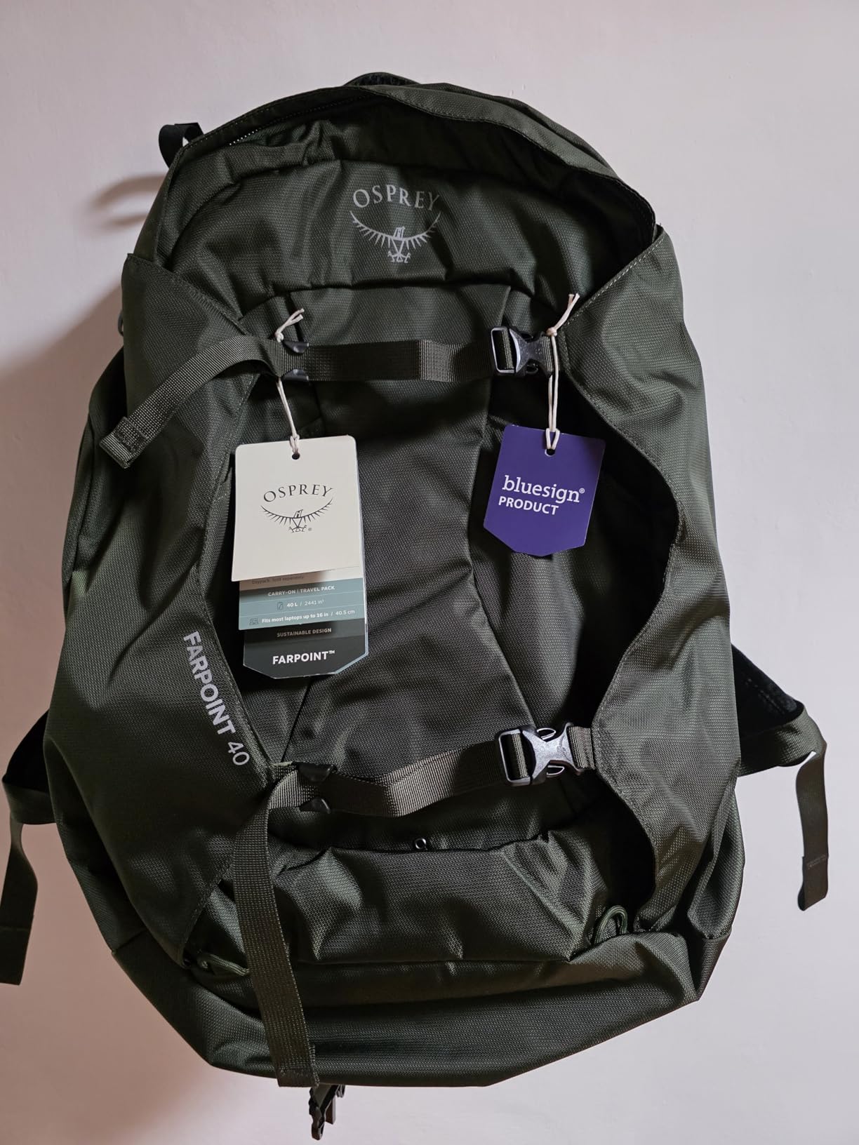 Osprey Farpoint 70L Men's Travel Backpack, Muted Space Blue customer photo 2