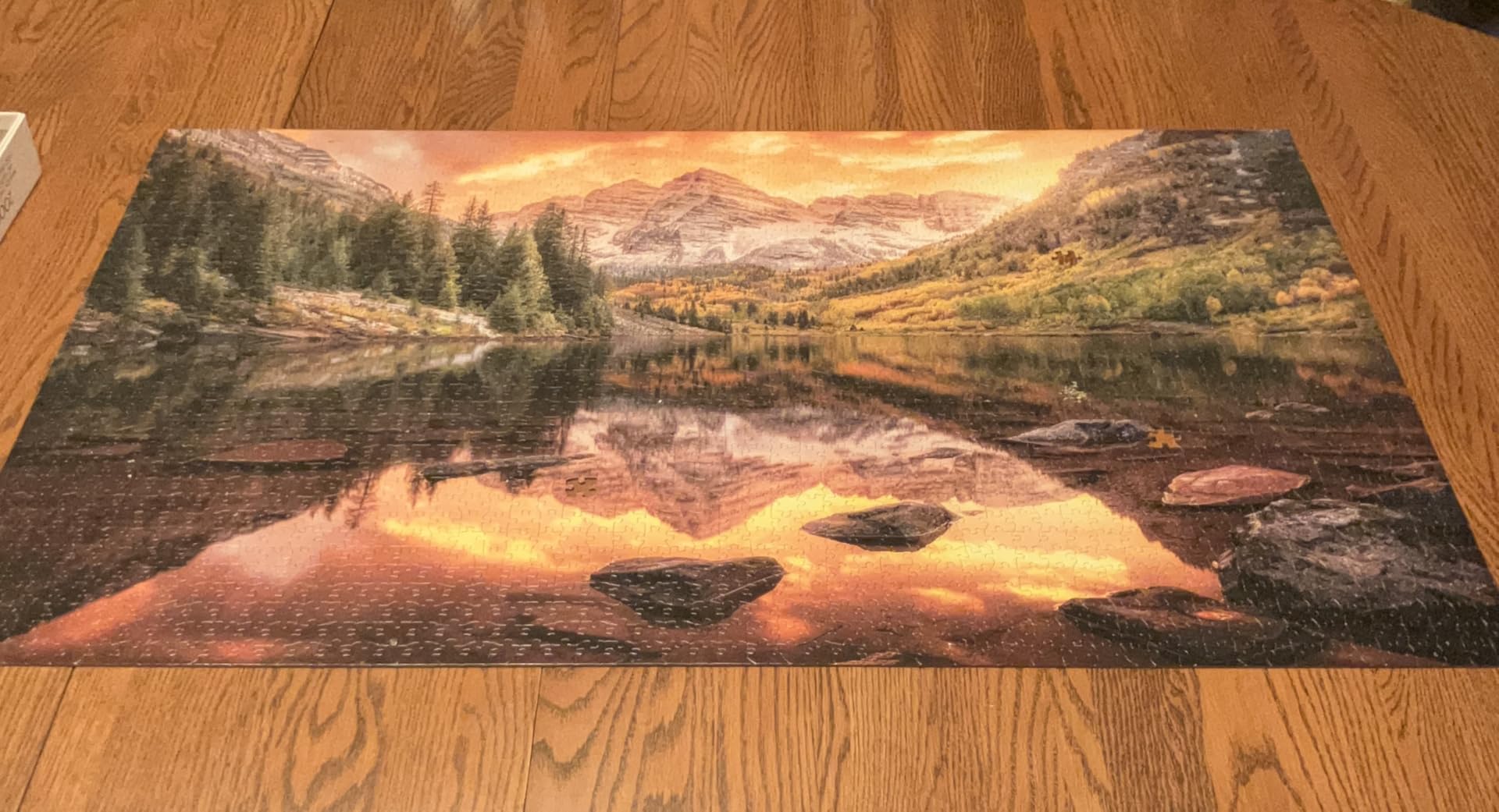 Buffalo Games Puzzles, Joshua Snow Lake, 2000 Piece Puzzles for Adults | Art by Joshua Snow, Intermediate to Expert, Made in USA, Recycled Board, Finished Size 38.50 x 26.50 in, Giftable customer photo 1