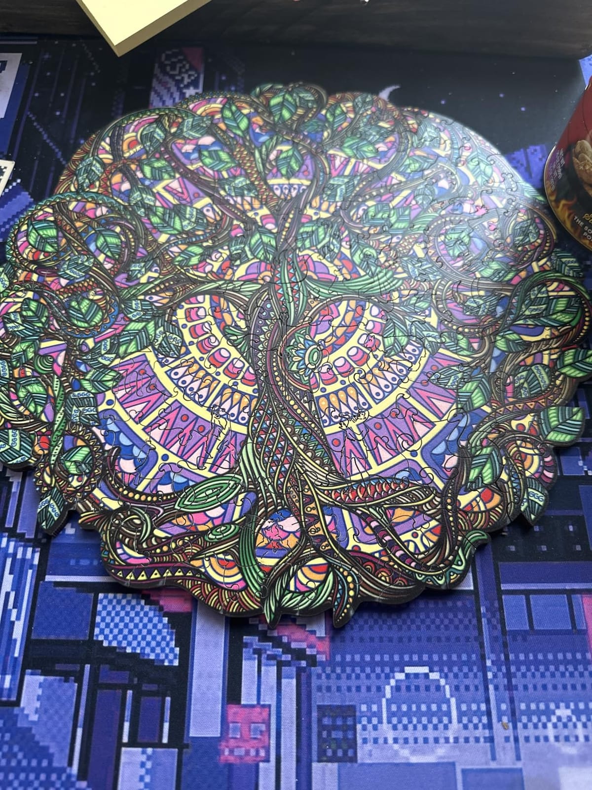 ZenChalet - Tree of Life Jigsaw Puzzles for Adults 200 Piece - Wooden Jigsaw Puzzle for Adults, Perfect as Tree of Life Puzzle Gifts, Uniquely Shaped Pieces - Mind Puzzle for Adults customer photo 1