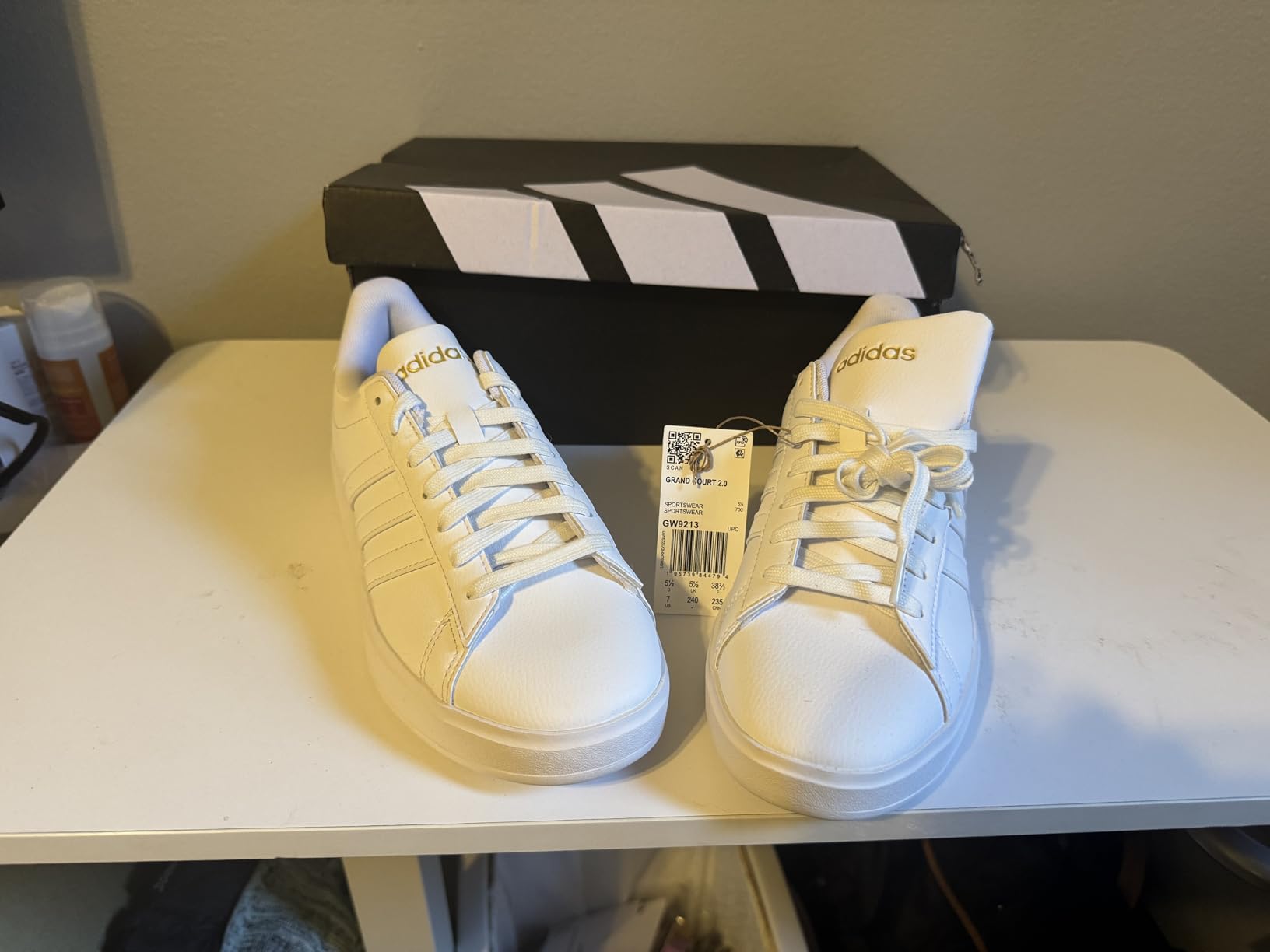 adidas Women's Grand Court 2.0 Tennis Shoe customer photo 1