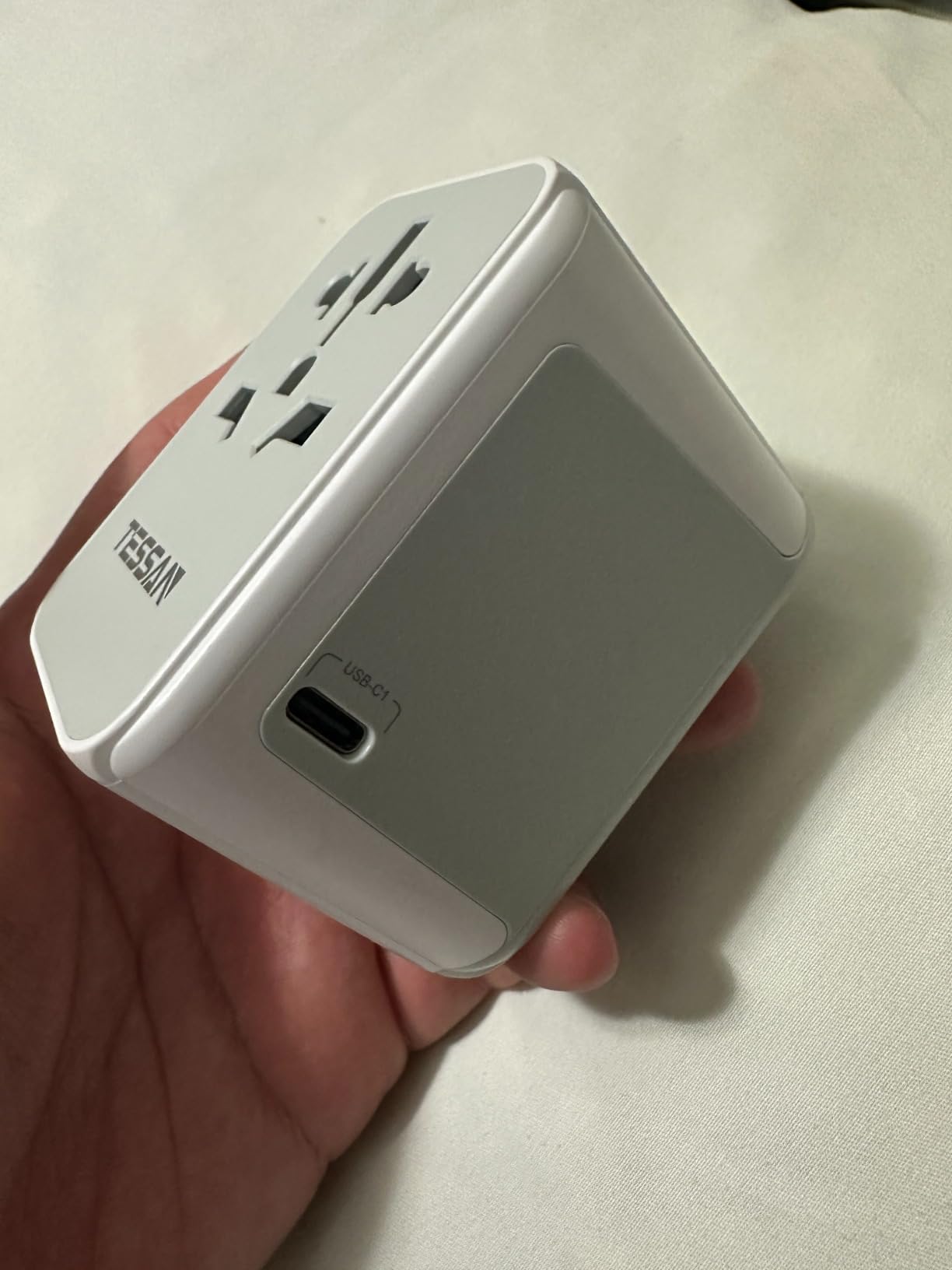 TESSAN Universal Travel Adapter 28W, International Power Adapter customer photo 2