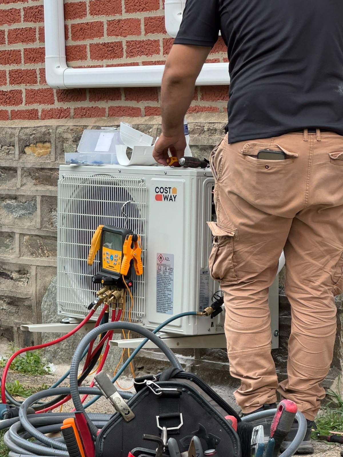COSTWAY 24000BTU Mini Split Air Conditioner& Heater customer photo 1