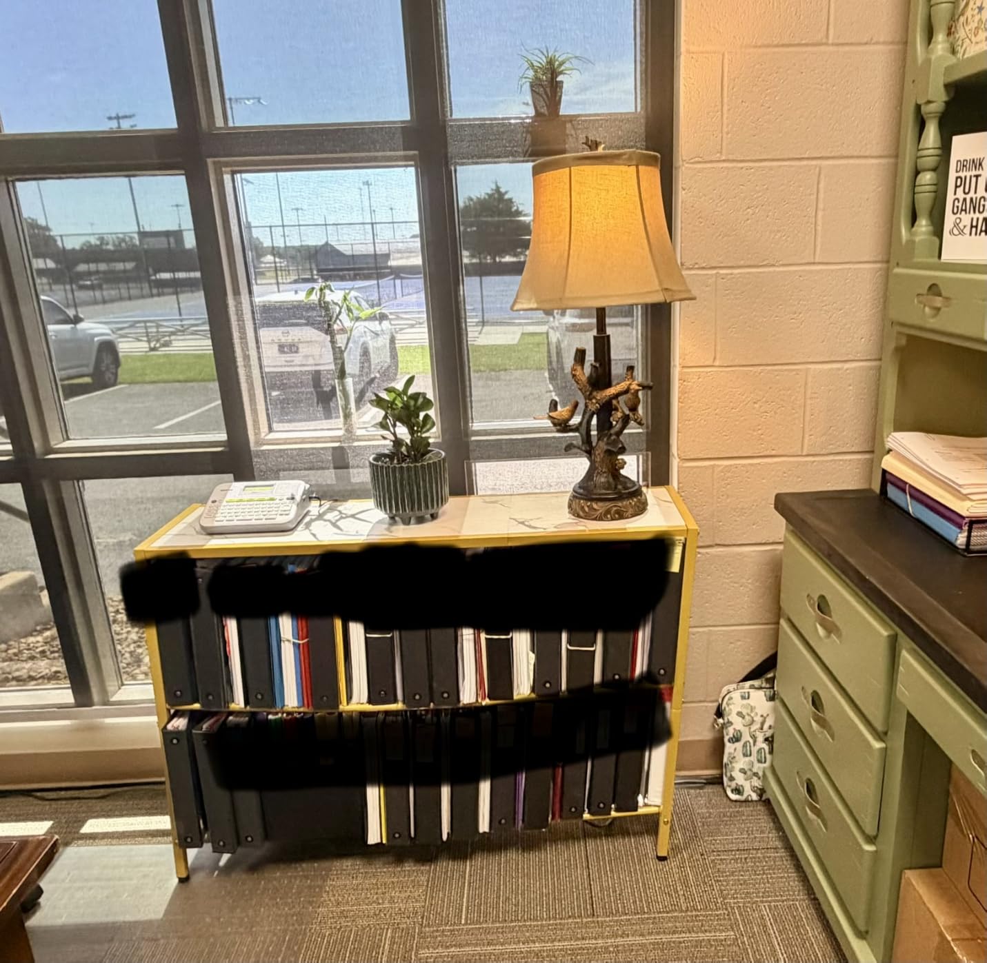Hoctieon Industrial Console Table, 3 Tier Entryway Table, Hallway Table, Narrow Sofa Table with Shelves, Entrance Table for Entryway, Living Room, Foyer, Office, Rustic Brown&Black customer photo 1