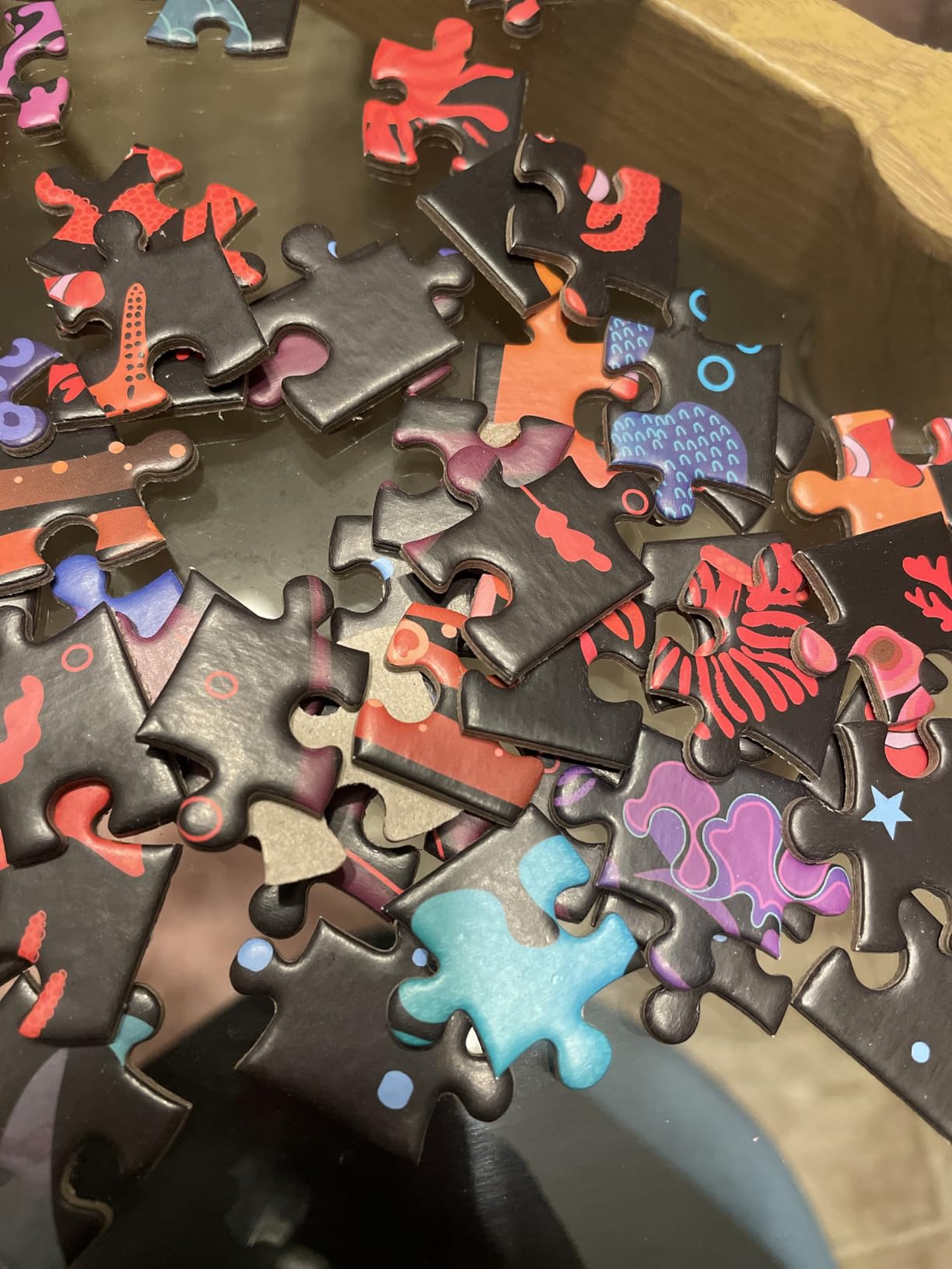 Elena Essex Jigsaw Puzzles - Radiant Jungle | Animal Bird Rainbow Gradient Puzzle 1000 Pieces customer photo 1