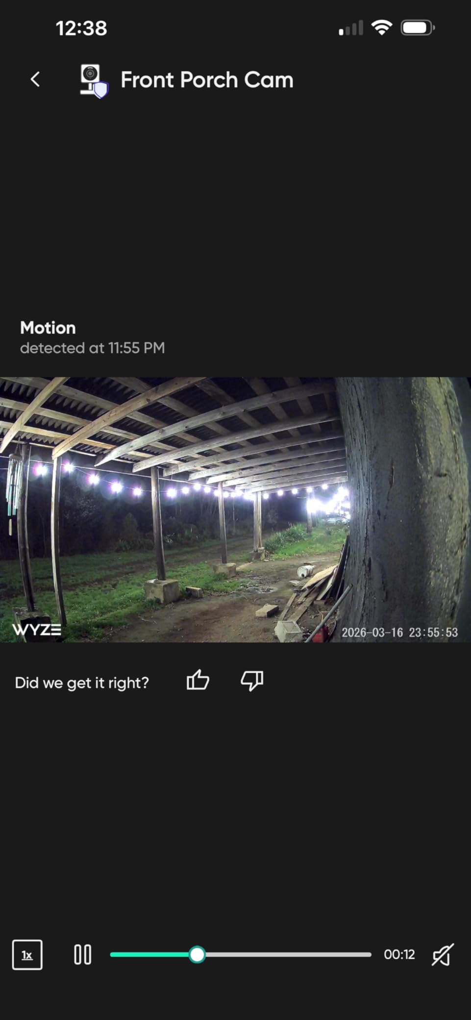 WYZE Cam OG Indoor/Outdoor Security Camera with Color Night Vision | White 1080p Wi-Fi camera for monitoring with built-in spotlight, motion detection, 2-way audio; works with Alexa and Google customer photo 2