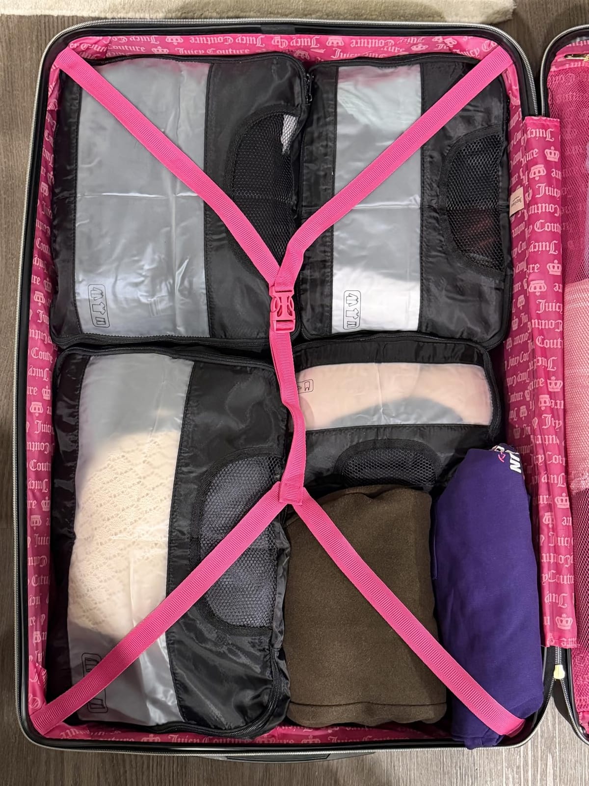 Veken 10 Set/8 Set Packing Cubes for Travel Essentials,Anti-Wrinkle Buckled Suitcase Organizer for Shoe & Toiletry Bag,Carry On Luggage Bag for Airplane & College Dorm Room Accessories,Women Men Gifts customer photo 1